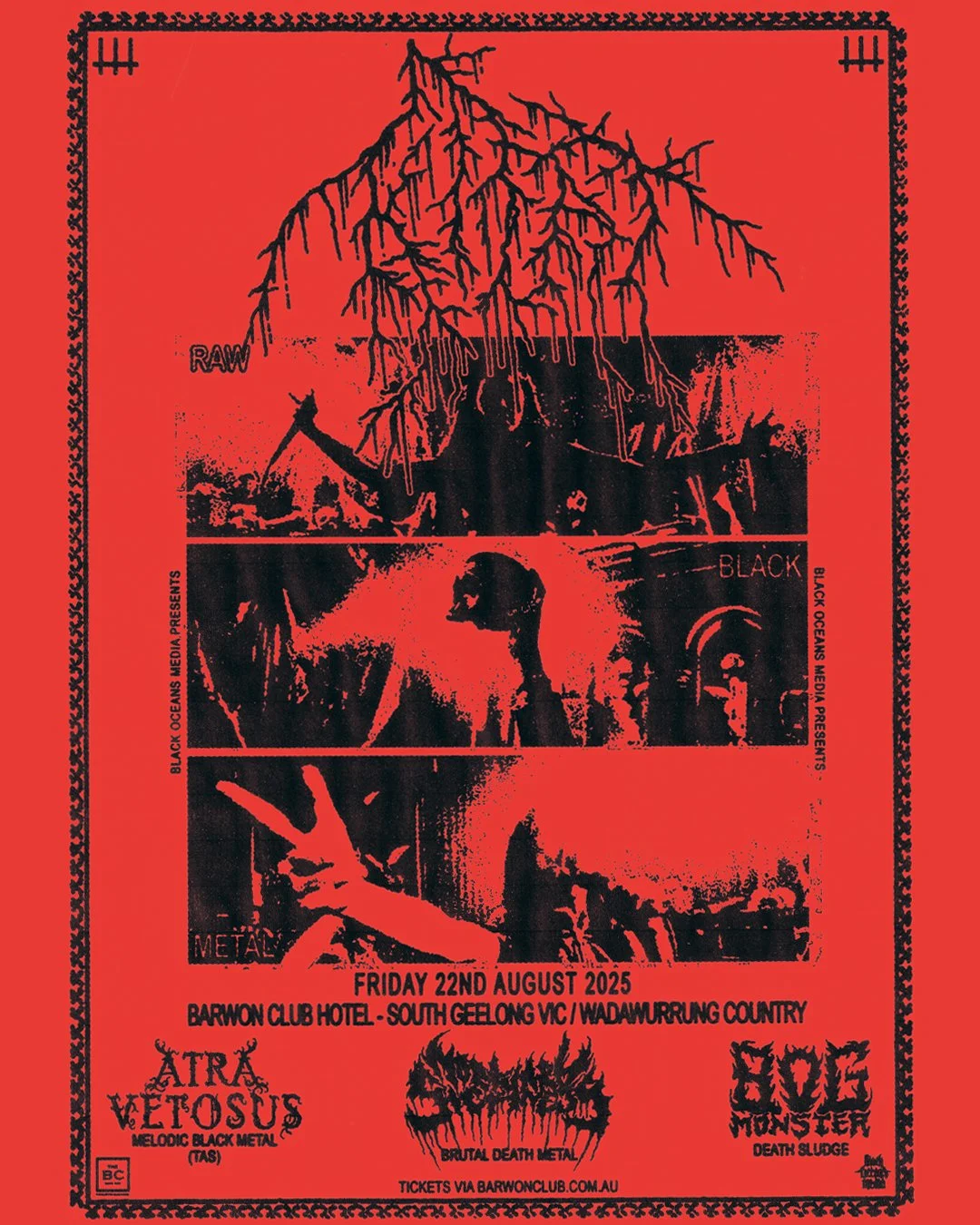 KILAT in Djilang with Atra Vetosus, Mortuary Sickness, Bog Monster