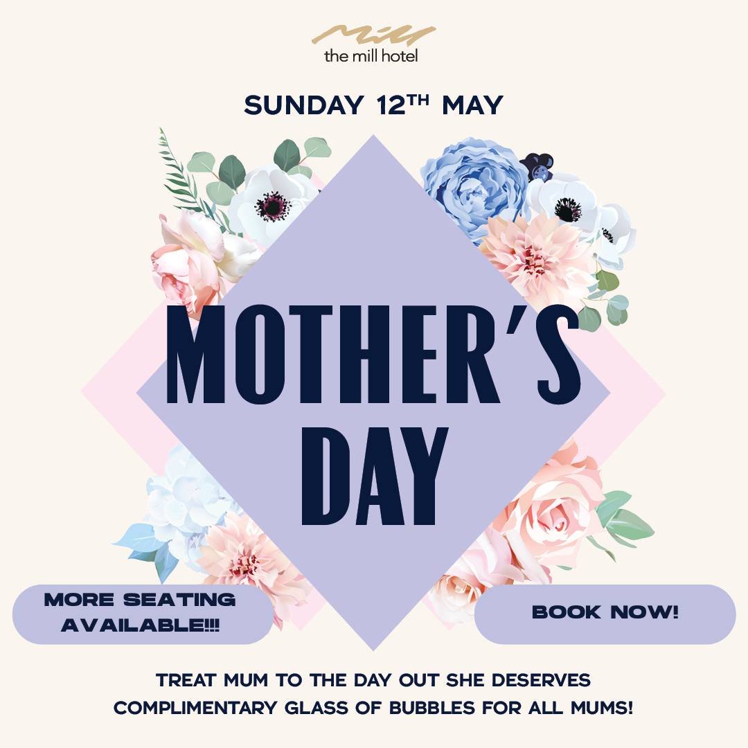 Join us in celebrating Mother's Day on Sunday, May 12th! 🌷

Treat your mum to the special day she deserves with us. Every mum will receive a complimentary glass of bubbles upon arrival. Book your table now to secure your spot and make unforgettable 