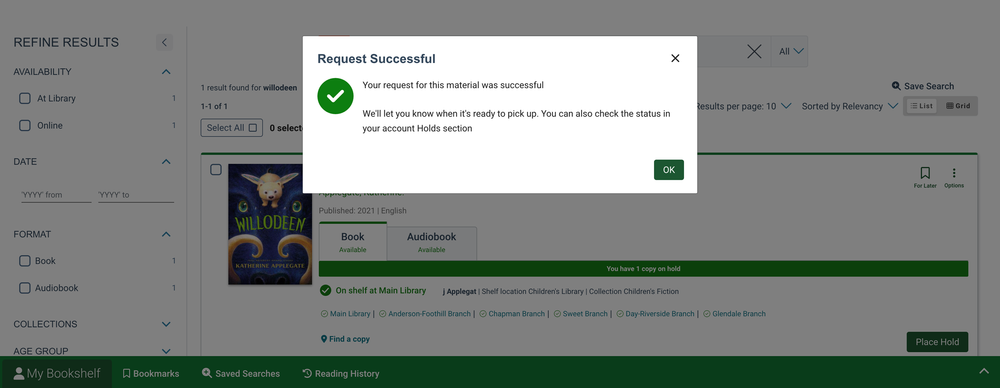 SLCPL Reservation Confirm