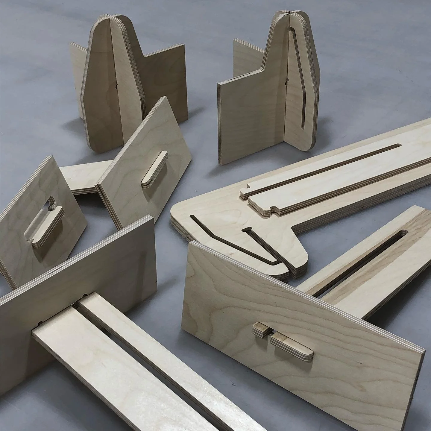 Prototyping a plywood furniture piece for an established online retailer. If we get the design right, it&rsquo;s going to be a VERY nice product. More to come I hope. #cncwoodworking #plywood #plywoodfurniture #simplicity #simplicityisbeauty