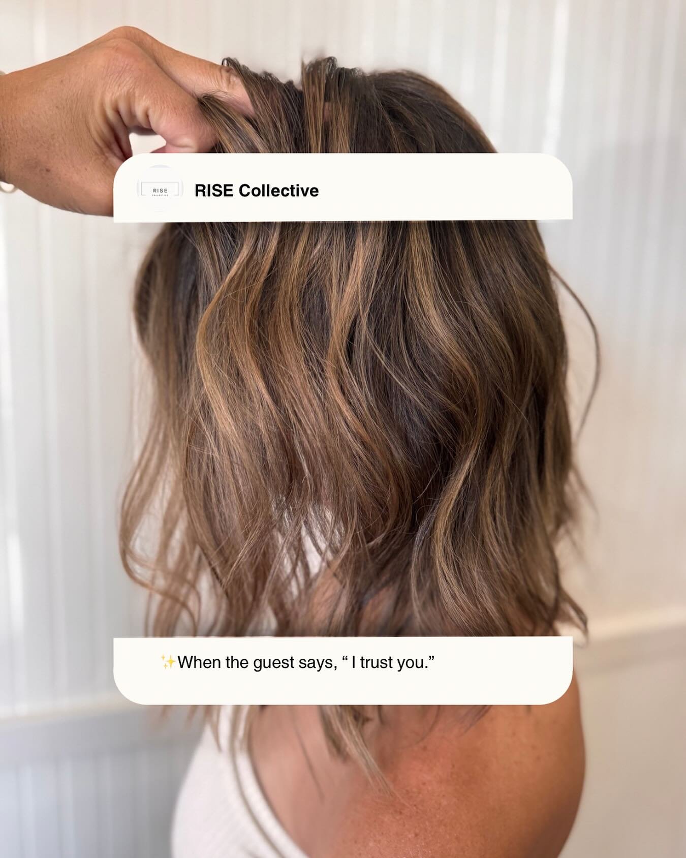 ✨ Trusting your stylist ✨
There&rsquo;s nothing more rewarding than a guest who sits in the chair, says &ldquo;I trust you,&rdquo; and lets the magic happen.

This look is all about creativity, and confidence &mdash; and we&rsquo;re OBSESSED with how