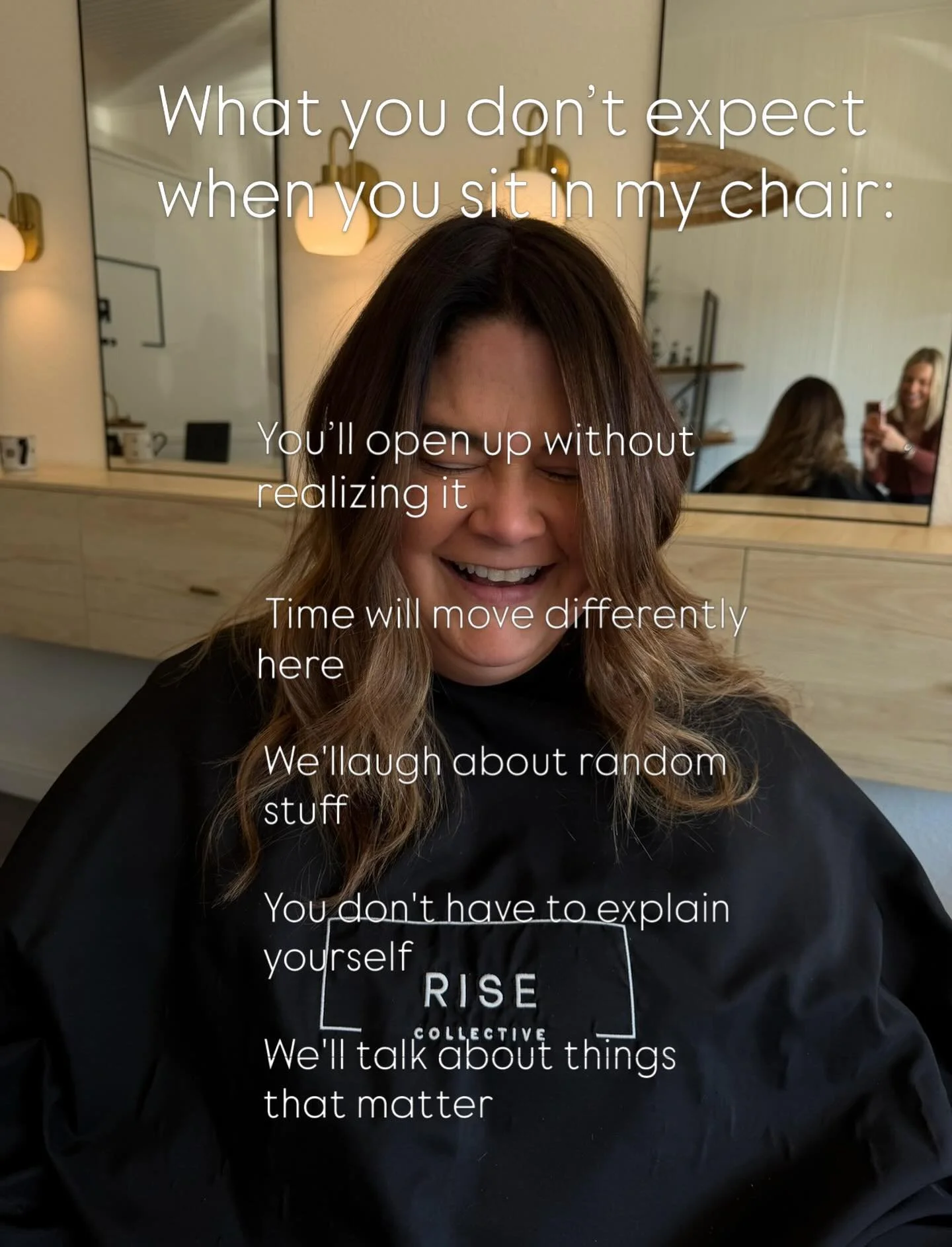 It was never just about the hair &hellip;. 

Somewhere between the coffee, the conversation, and the quiet moments&mdash;you start to relax, open up, and just be.