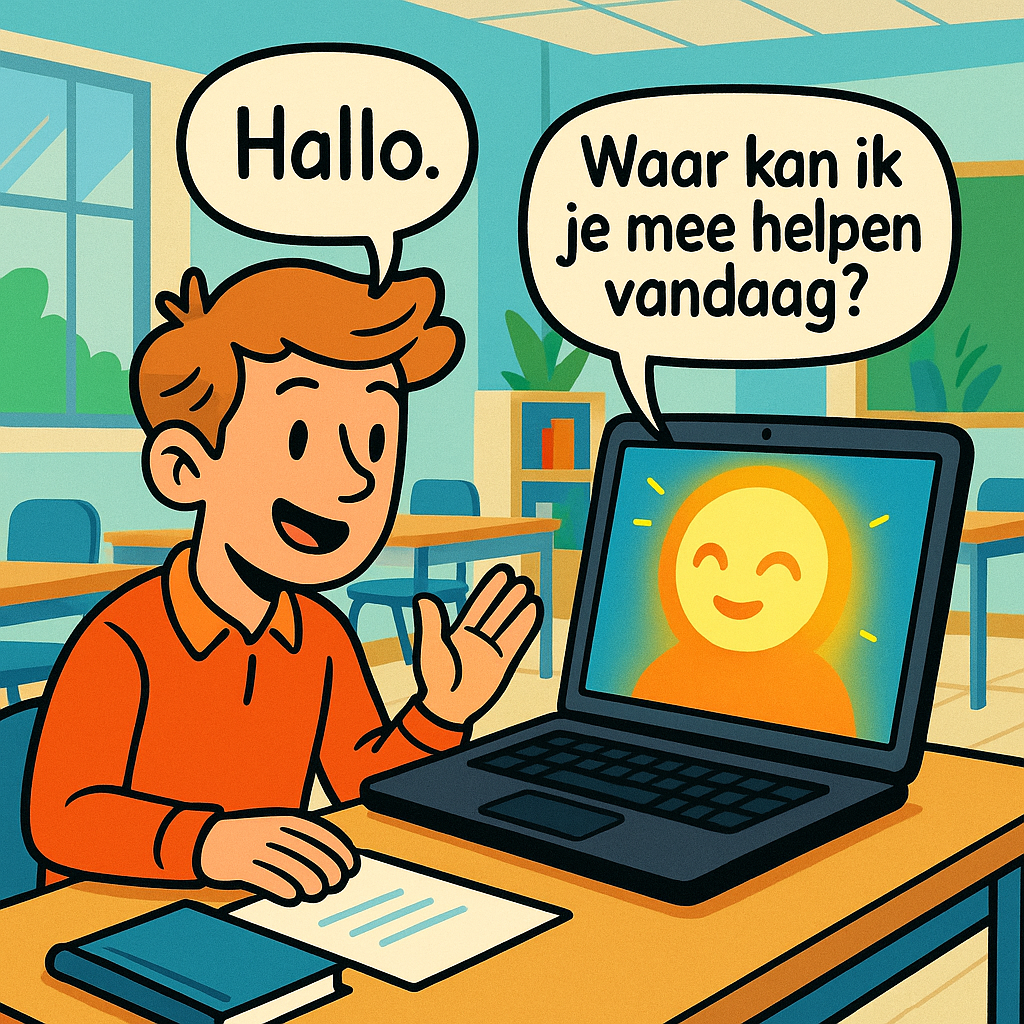 Praten met AI: spraakchat in AI-School