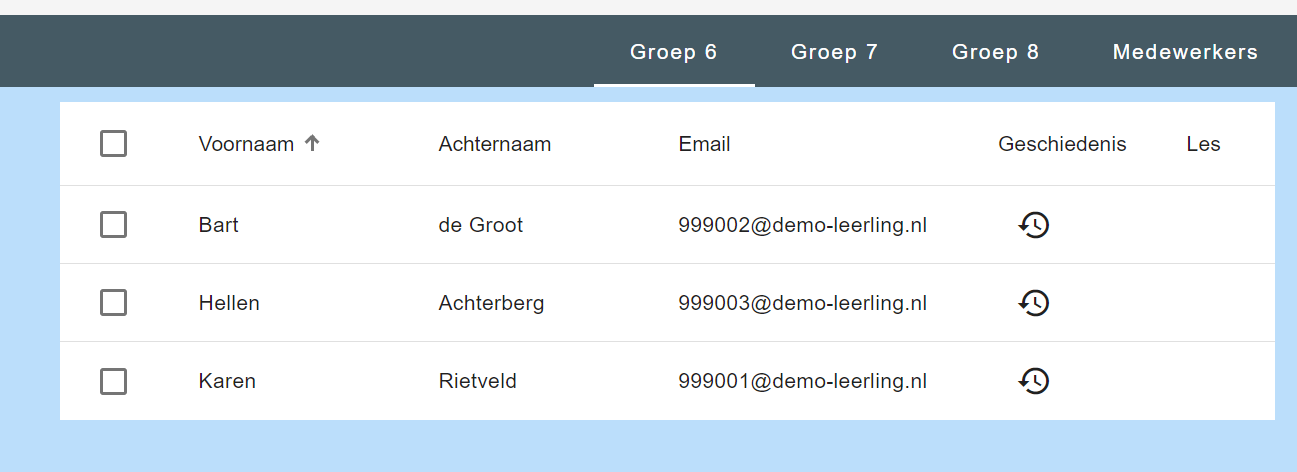Leerlingen monitoren