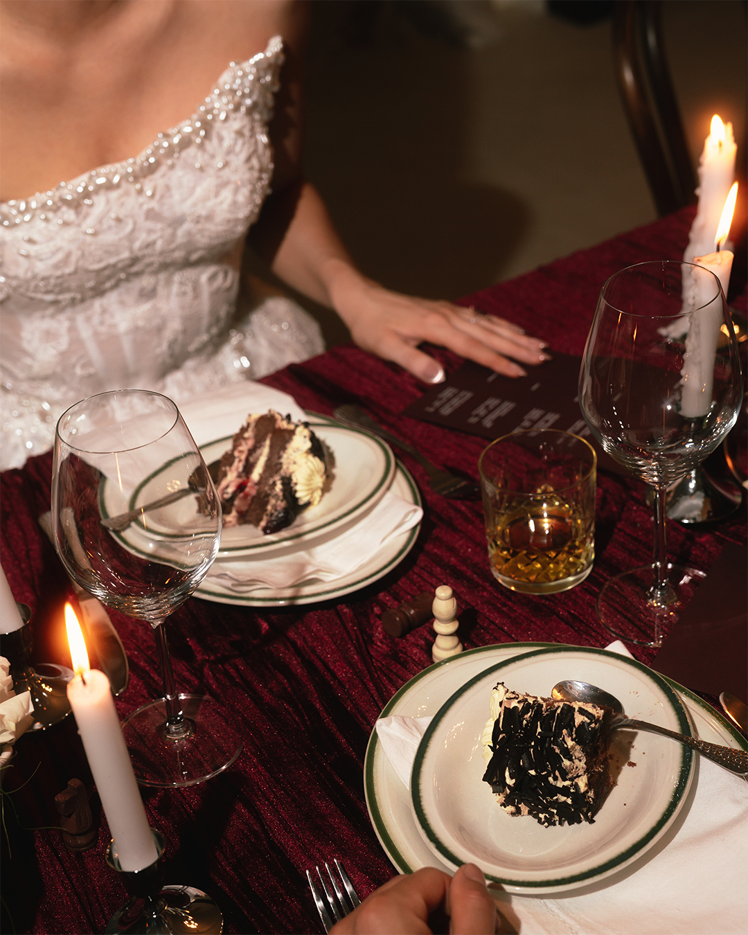 Spotted in Real Life: Burgundy Menus at The Singing Heart Estate, Sunshine Coast QLD
