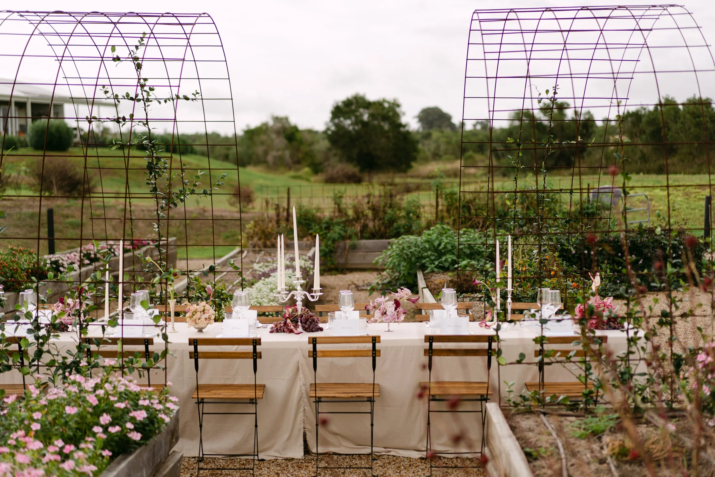 Spotted in Real Life: Silver Mirrored Menus at Twigley Farm