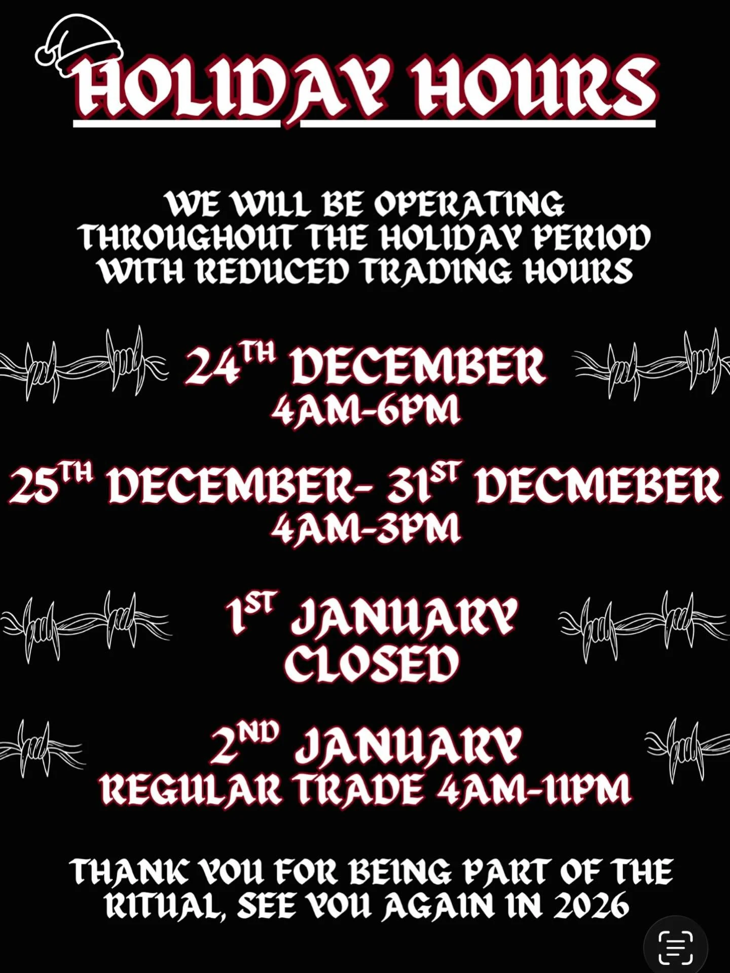 See you all during this silly season 🫡

#brisbane #coffee #holidays #christmascoffee