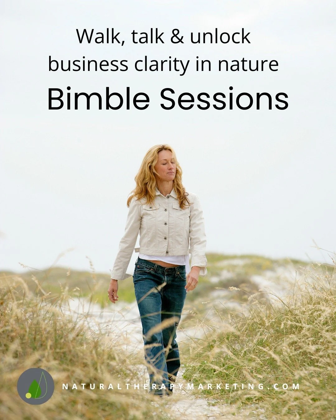 What if your next business breakthrough happened outdoors? 🌿👣

When you&rsquo;re stuck behind a desk trying to figure out your website flow or how to get new clients, it&rsquo;s easy for your thoughts to feel completely stagnant.

Bimble Sessions a