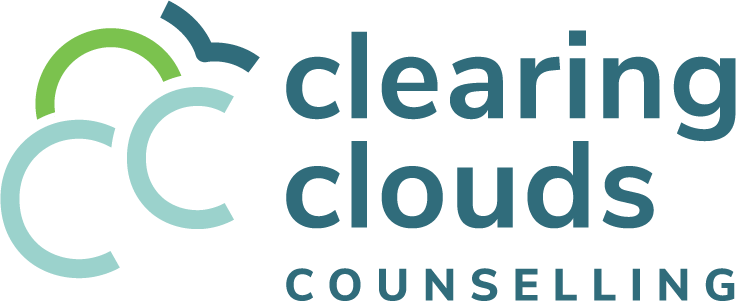 Clearing Clouds Counselling green blue logo