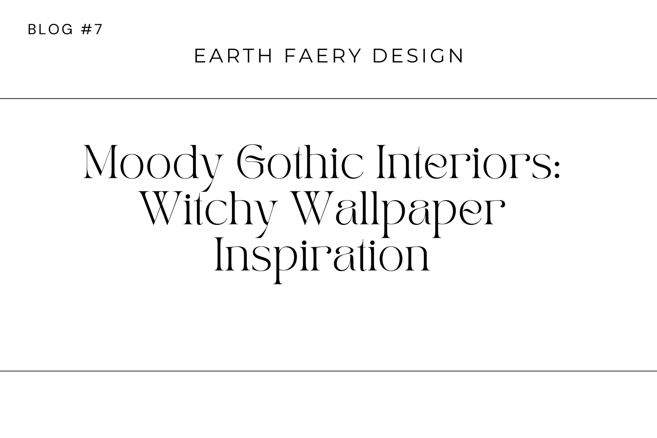 Moody Gothic Interiors