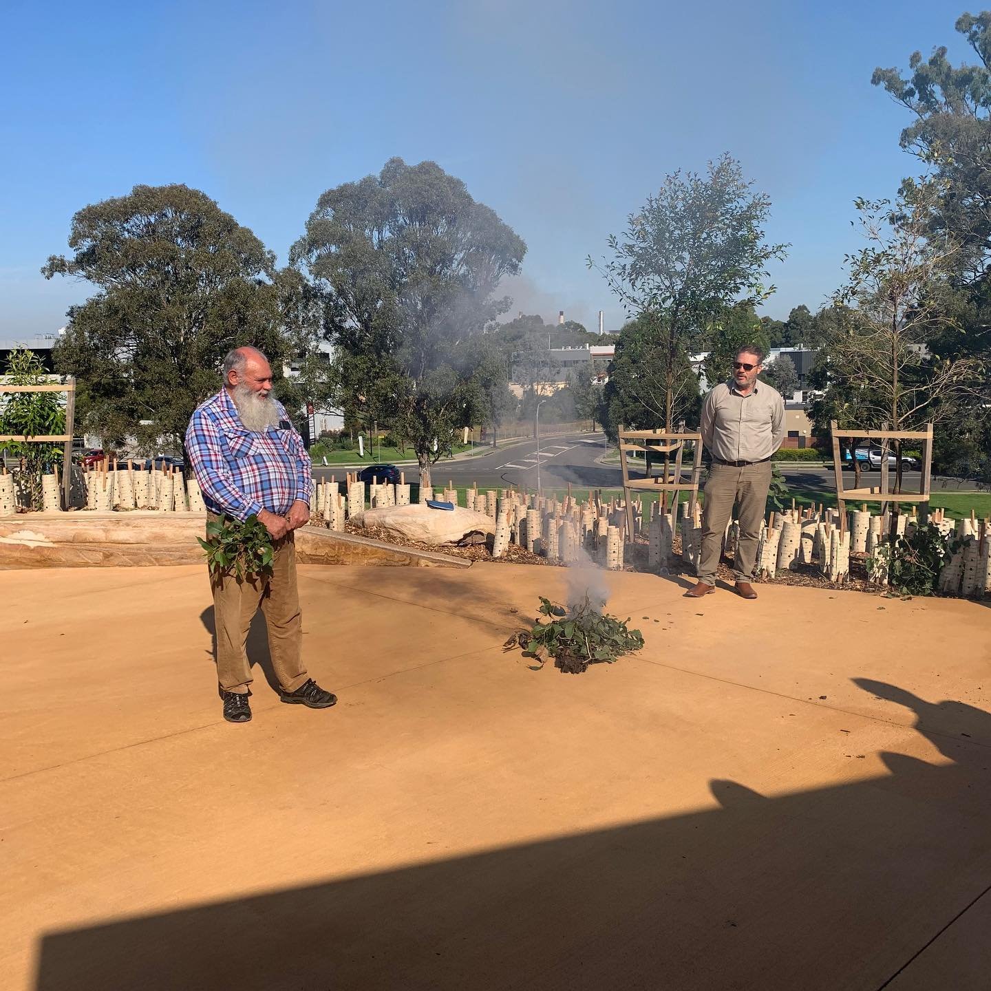 Exciting news from the Bush Food Trail! The &lsquo;Buried Treasure&rsquo; design installed by The Landscape Team is officially open! The construction elevates a simple picnic spot into a vibrant cultural hub, featuring native bush food plantings and 