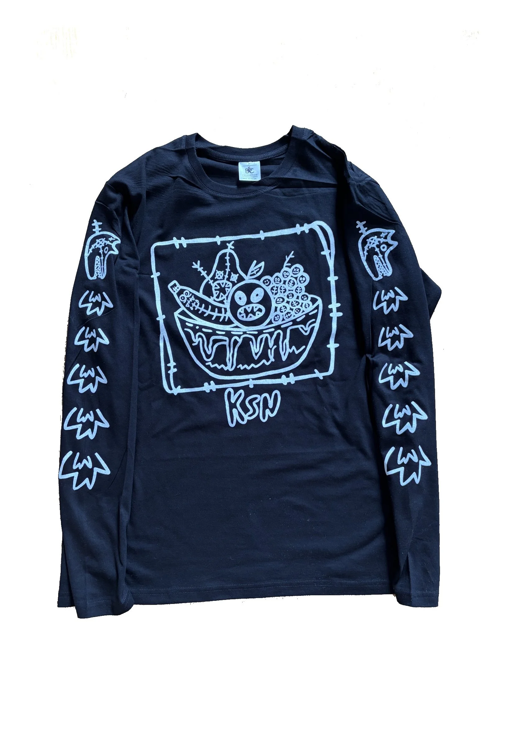 Fruit Bowl Shirt Black / 
Screen printed / 
2026