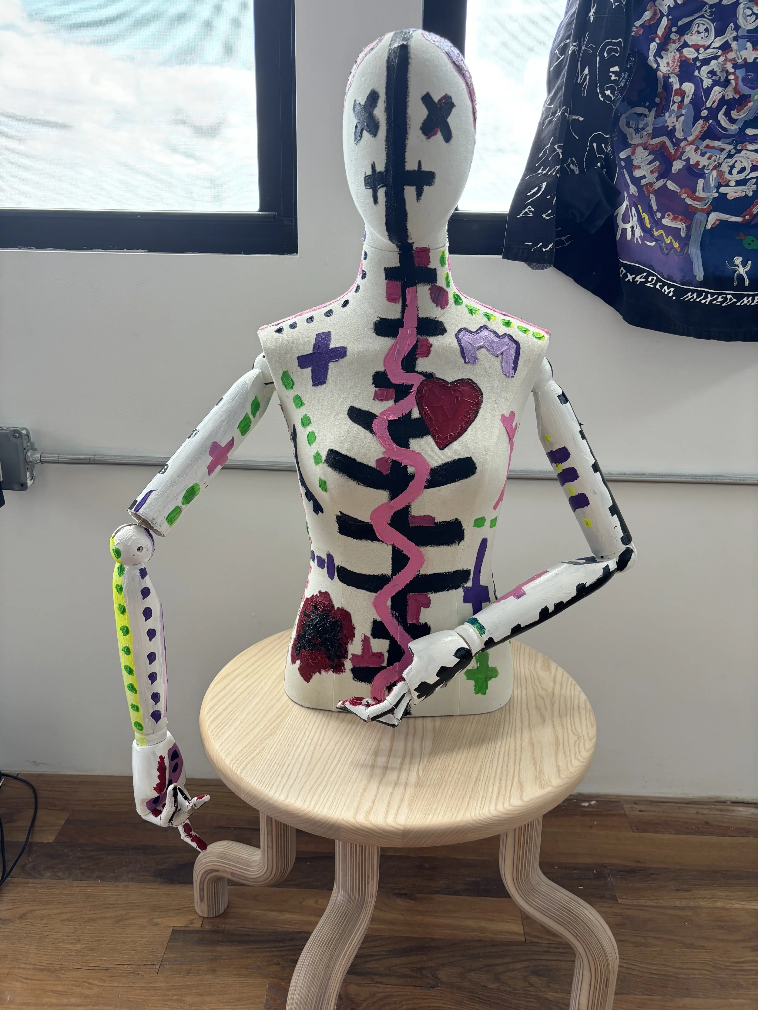 First There Was The Wound / 
76 x 74 x 18 cm /
Mixed materials / 
2024 /
Front