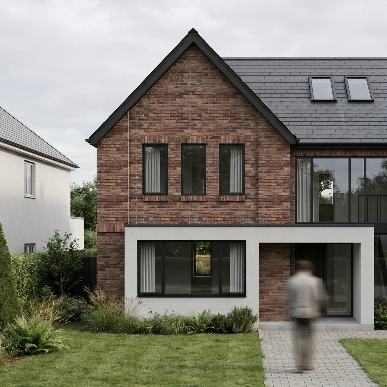 Another recent planning approval secured in Hale Barns for this contemporary house redevelopment, reimagining the existing dwelling to create a distinctive home for modern living.