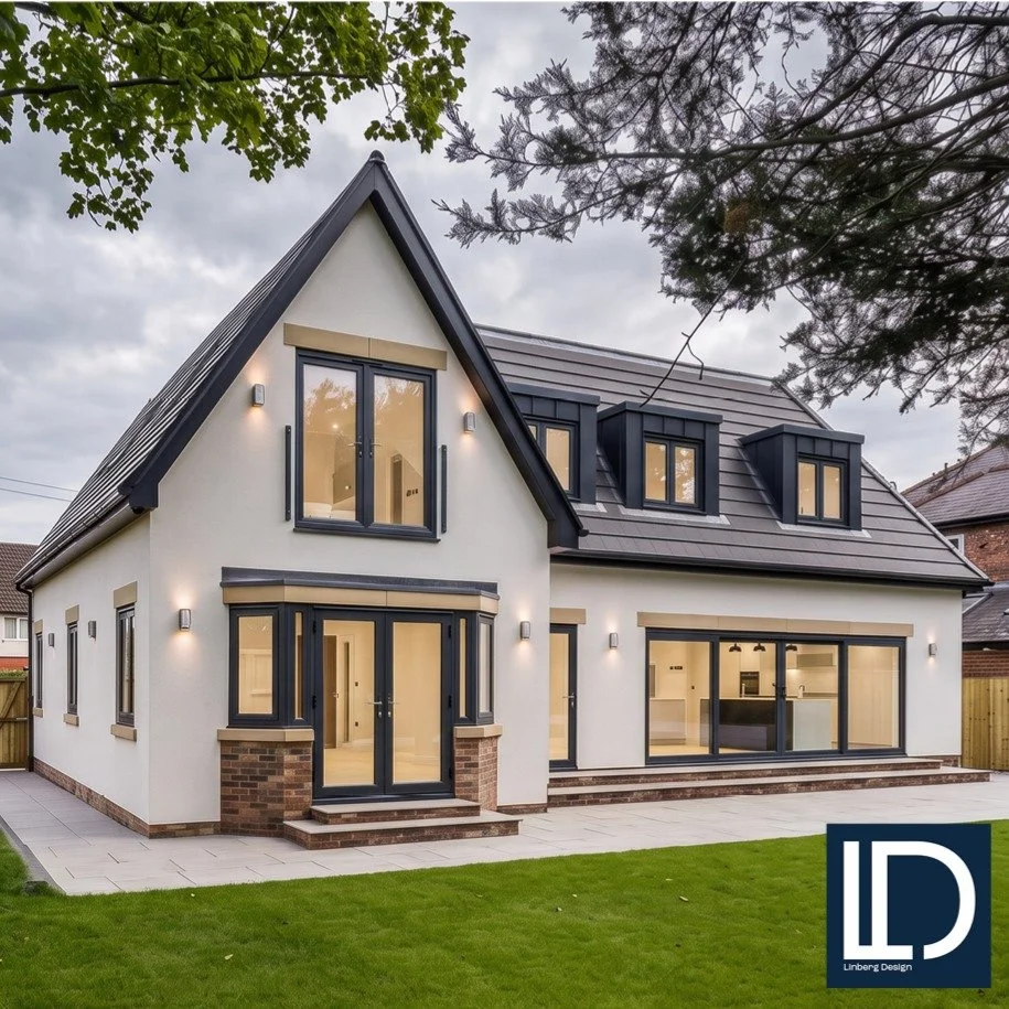 A recently completed project in Hale, transforming an existing bungalow into a two-storey home through a complete redesign.

A considered approach to creating a more spacious, functional home while giving the property a new lease of life.

#Architect