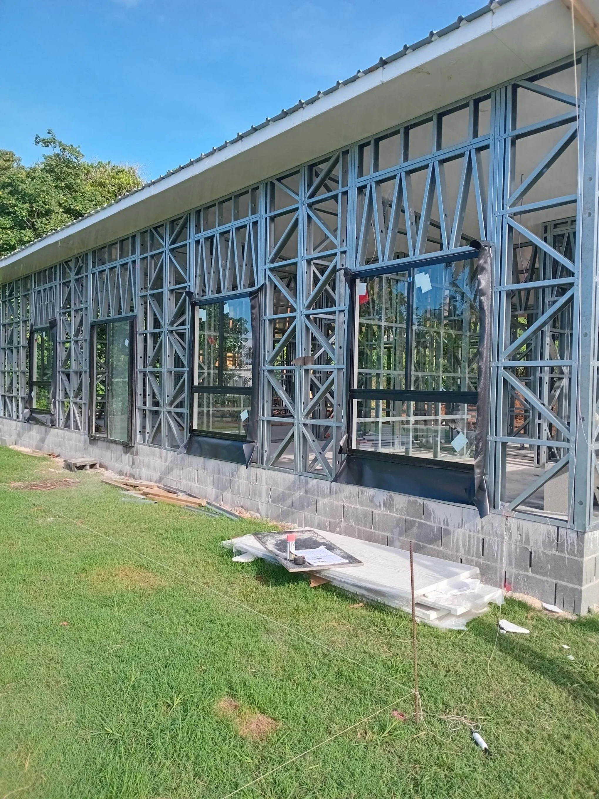 Windows and doors going in! .jpg