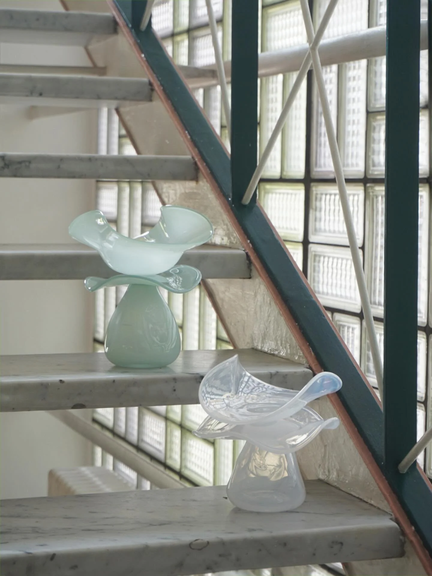 In Layers
Villa Pestarini with @alcova.milano 
Milano, April 20-26 

In Layers is a series of pieces built from overlapping forms that accumulate in layers, creating density at the center while alternating transparency toward the periphery. In Layers