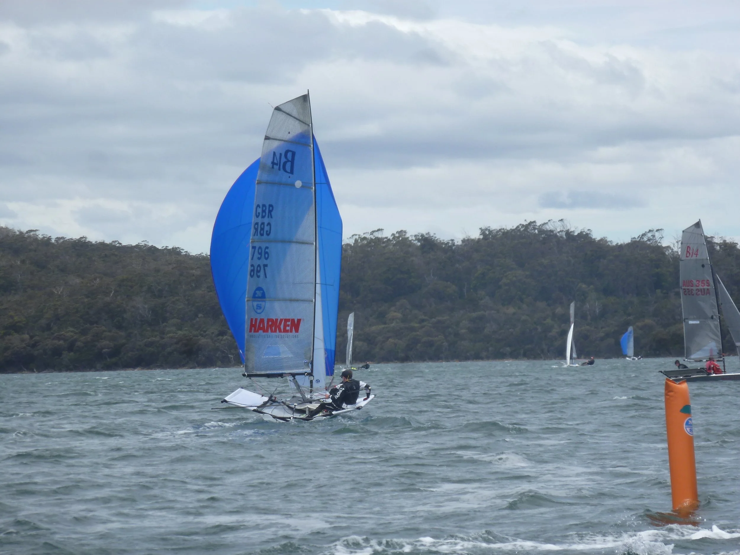Day 3 Worlds - A Day for Sending and Hanging on in Big Winds