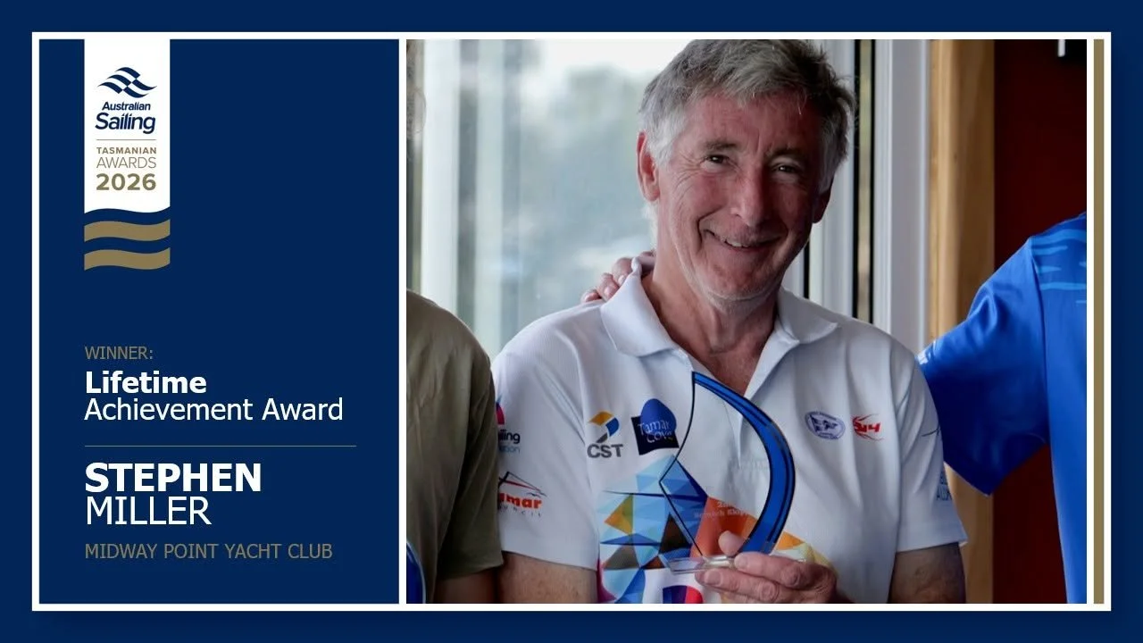 B14 Australian Treasurer recognised for service to sailing