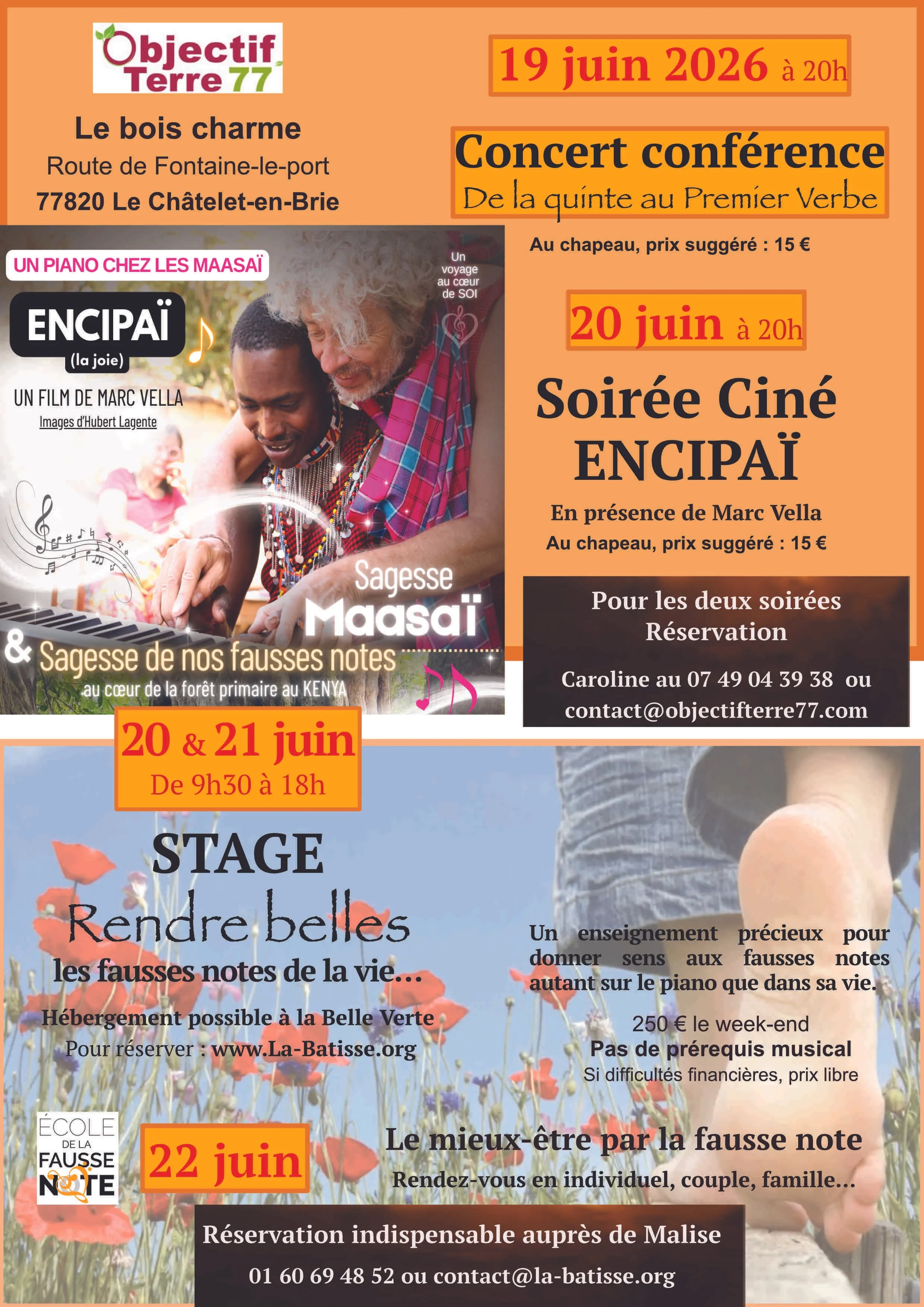 Concert Conférence : de la quinte au premier verbe