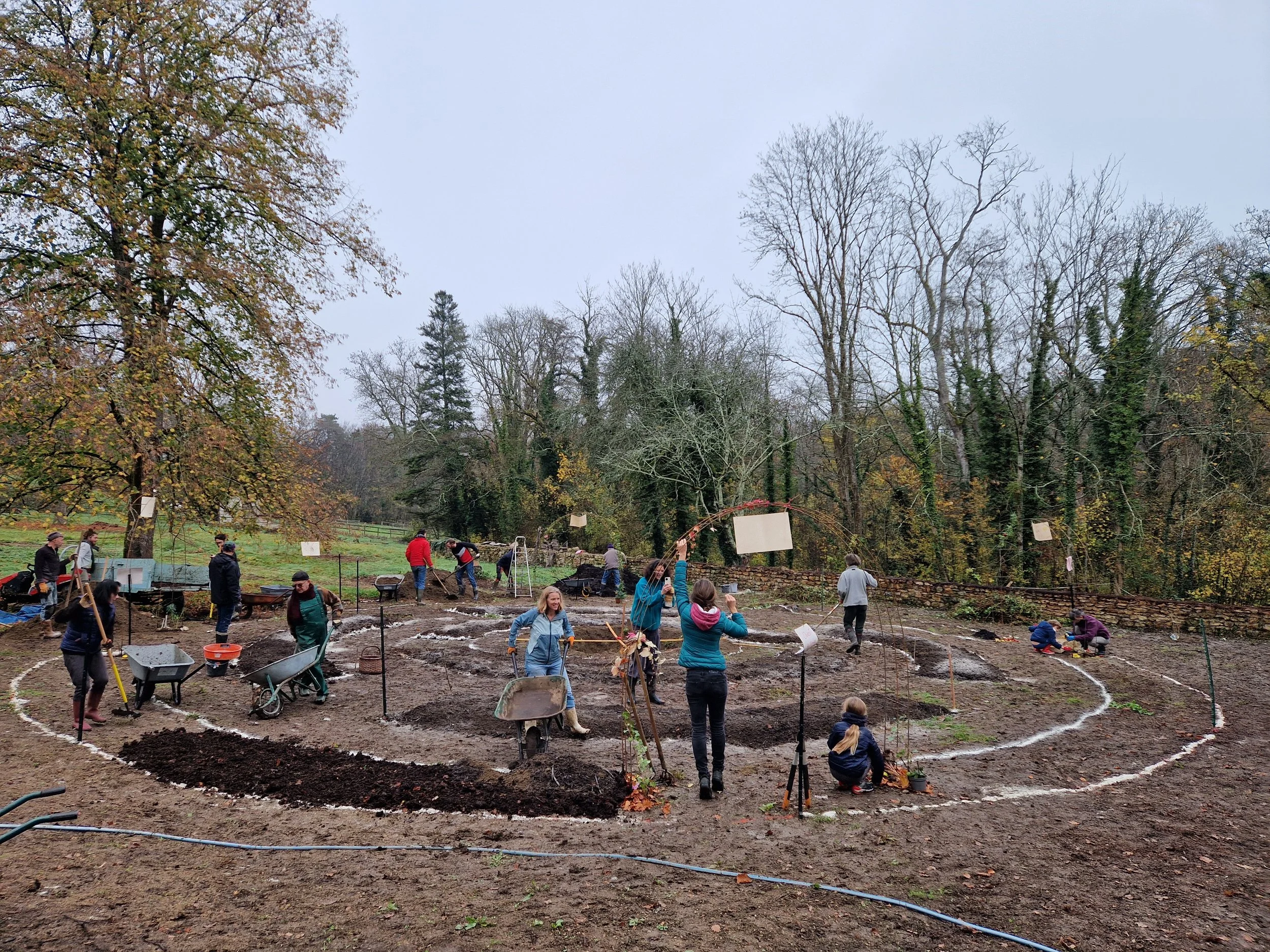 Création d’un jardin mandala