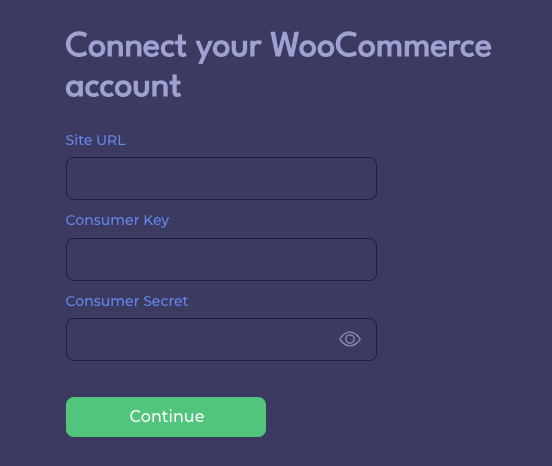 WooCommerce data integration