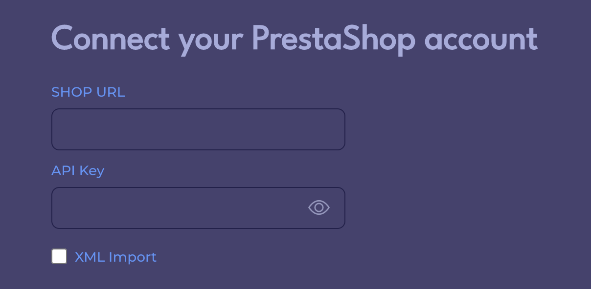 Prestashop ERP account integration