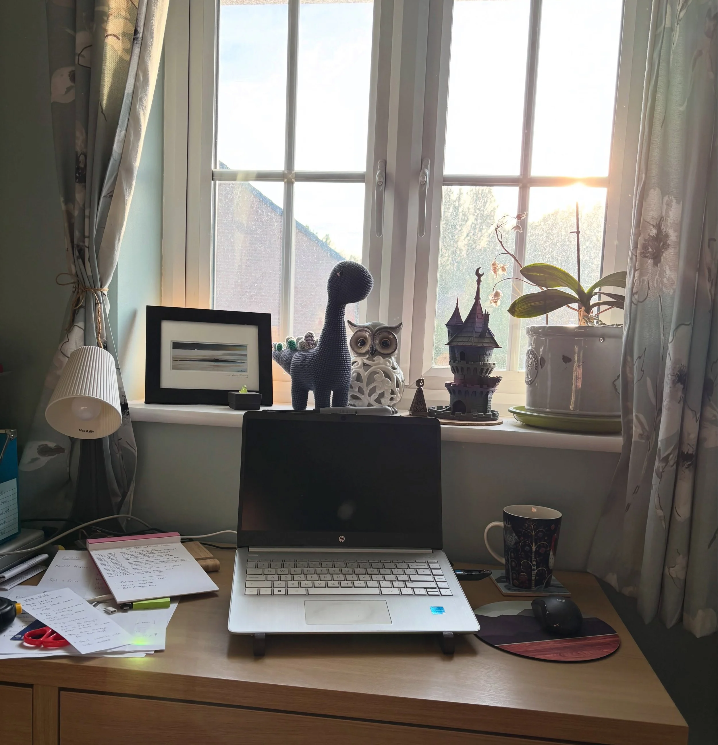 After a productive meeting together where we sorted out the boring bit like accounts and the more interesting stuff like a plan for the year ahead. I am sitting down to start sorting it out, and yes I work best in a mess of papers.

While I do, I am 
