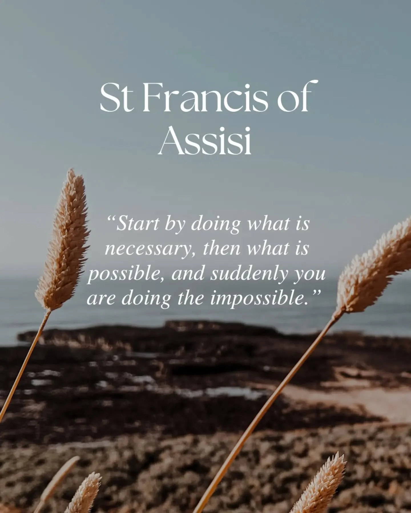 St. Francis Package 

In celebration of St. Francis' example in this package,  in movement and music,  we look at the progress of taking steps towards what is necessary so God can work through us to do the impossible.