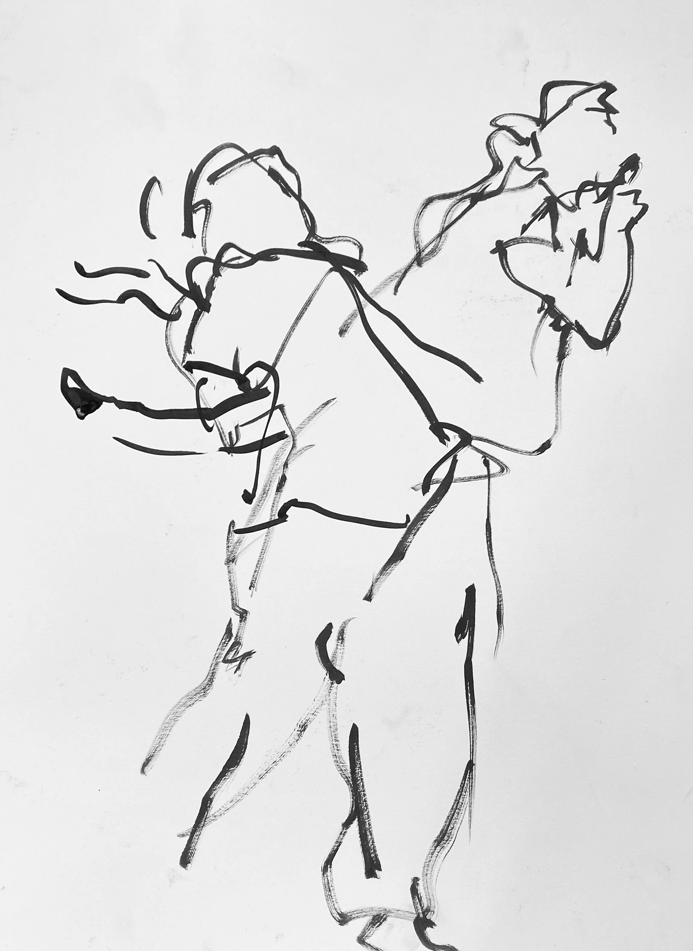 Whisper
A3 ink on paper