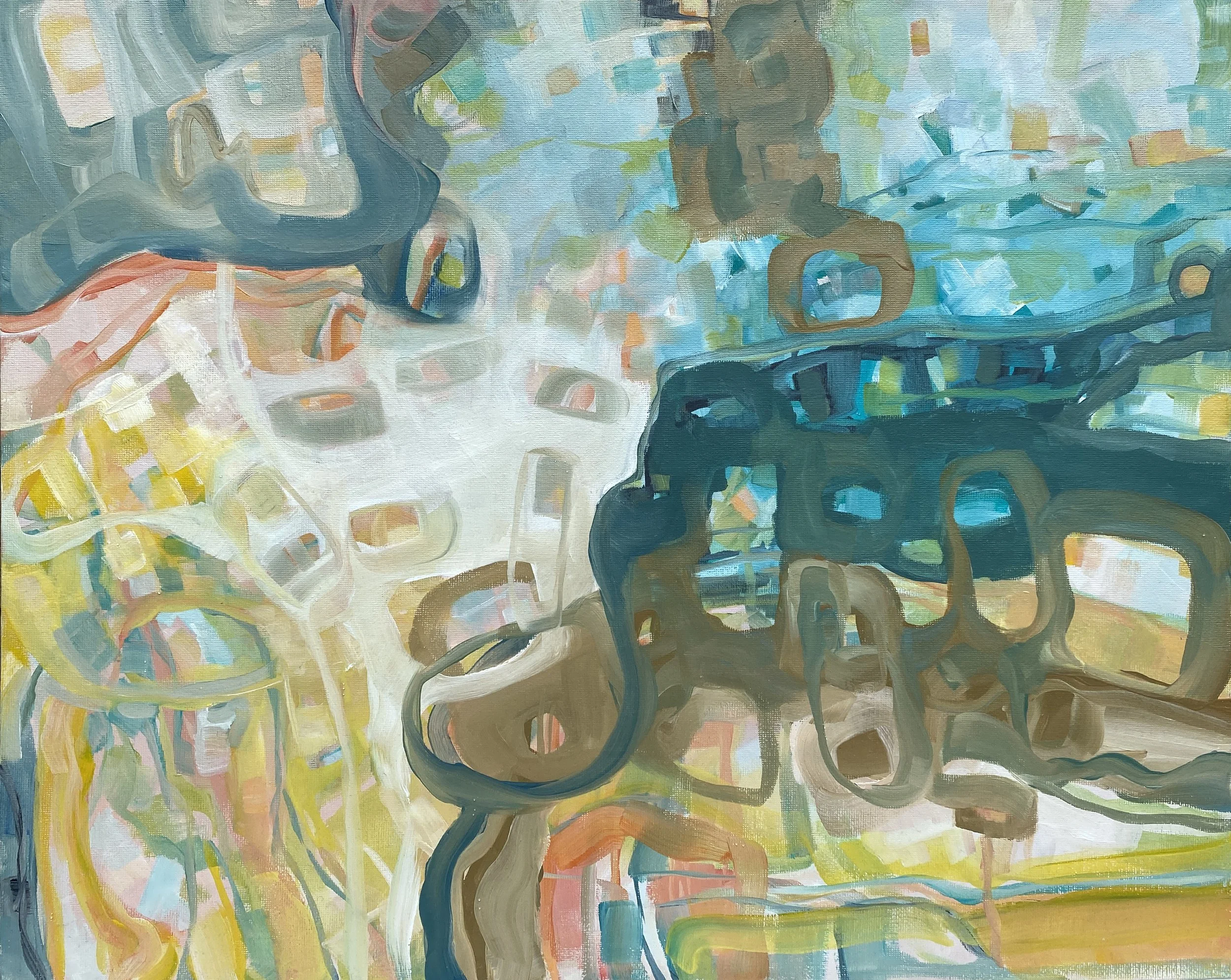 Saying Goodbye
Oil on board
50cmx40cm