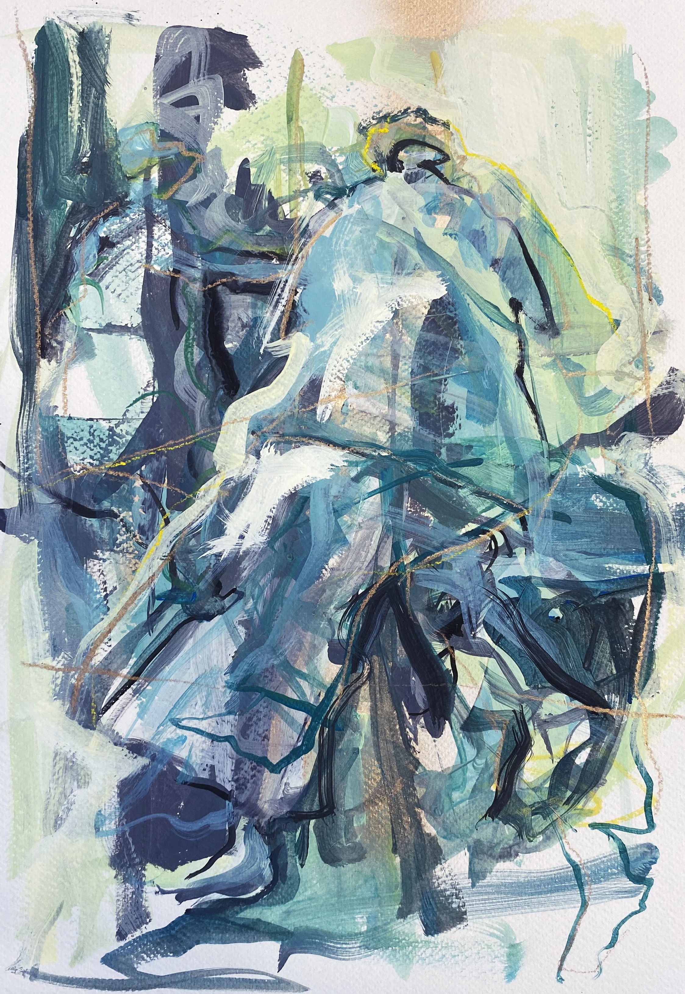 Abstract group jump
Gouache on white paper
21cmx29.7cm