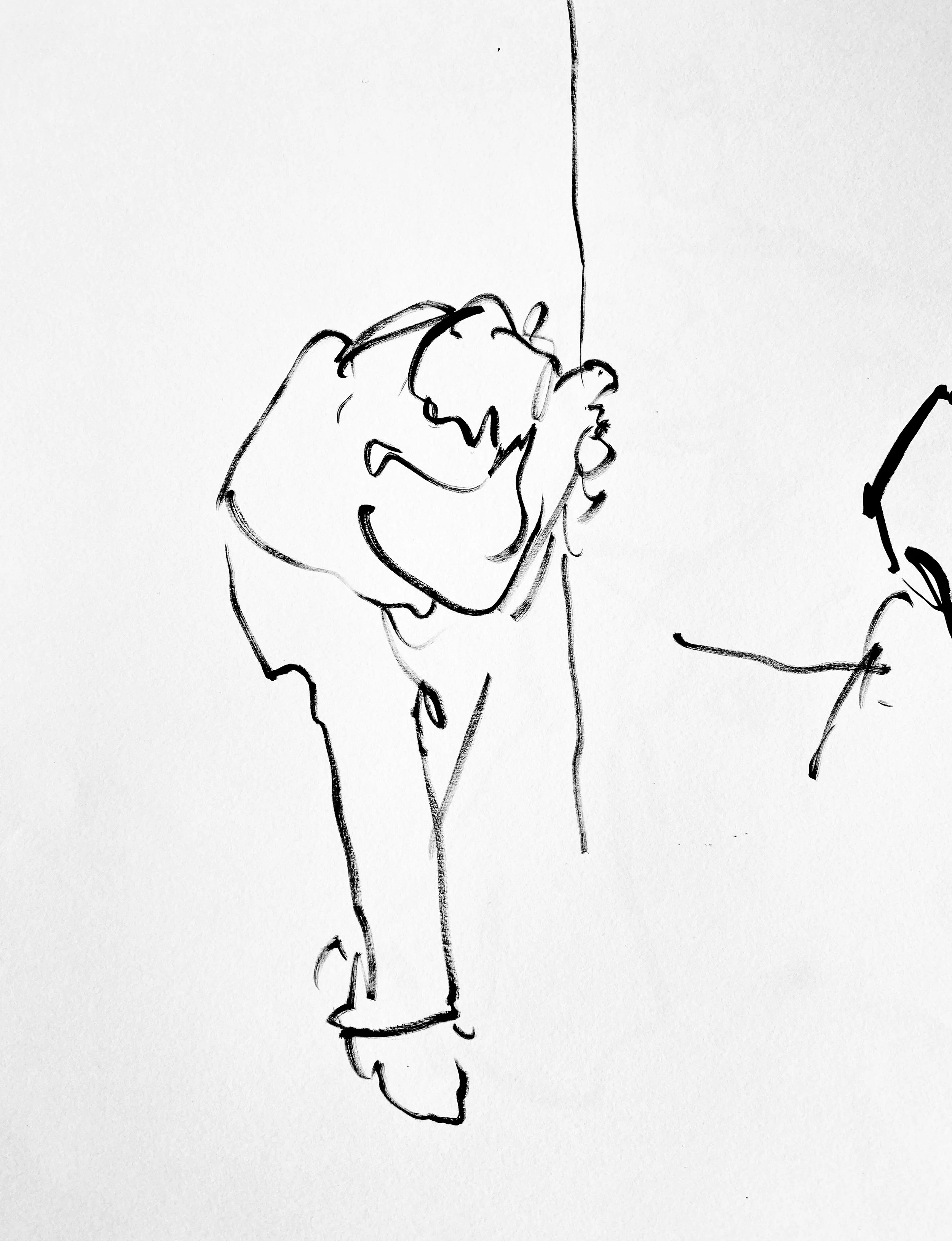 Rehearsals single figure
A3 ink on paper