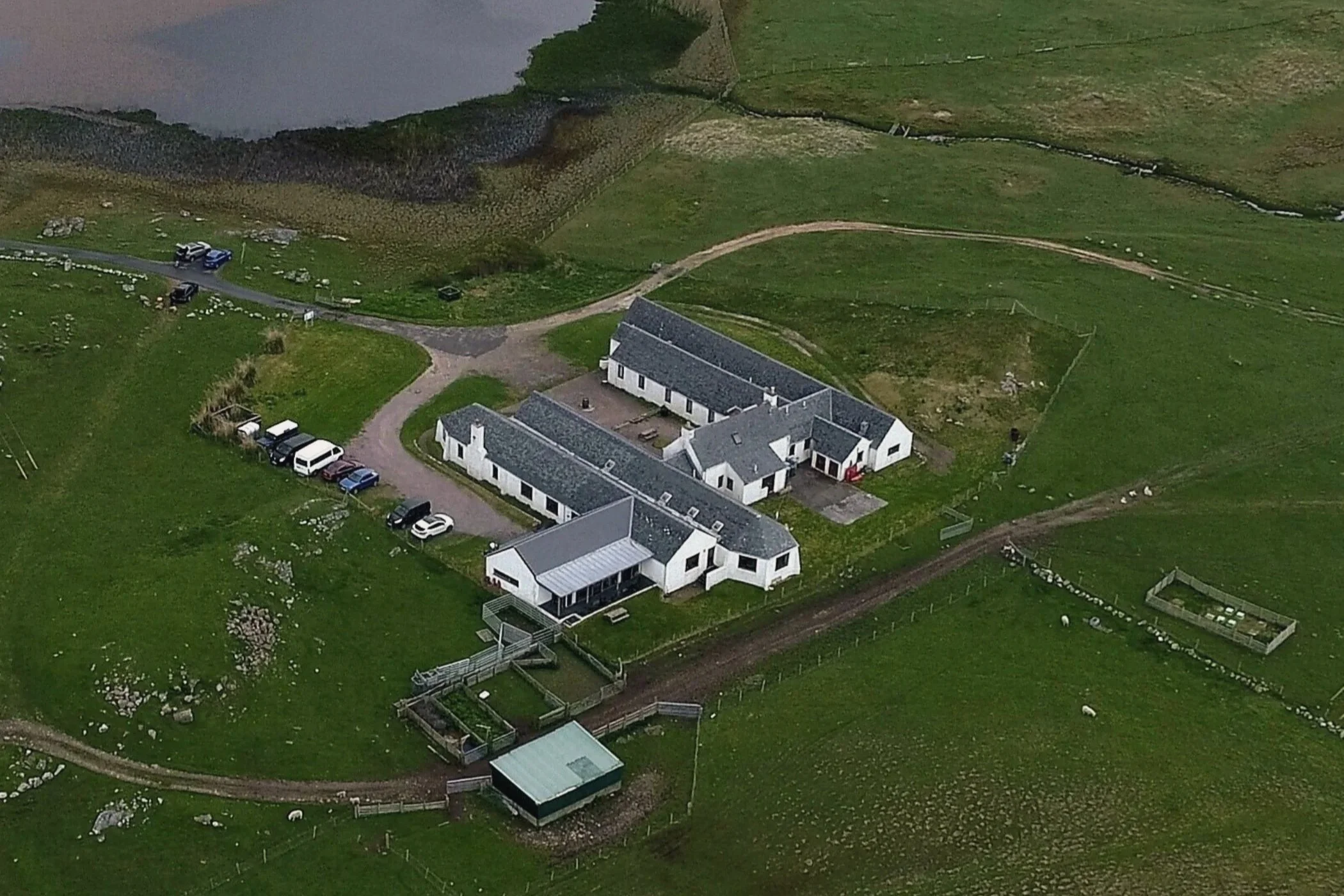The Hebridean Centre from the air.