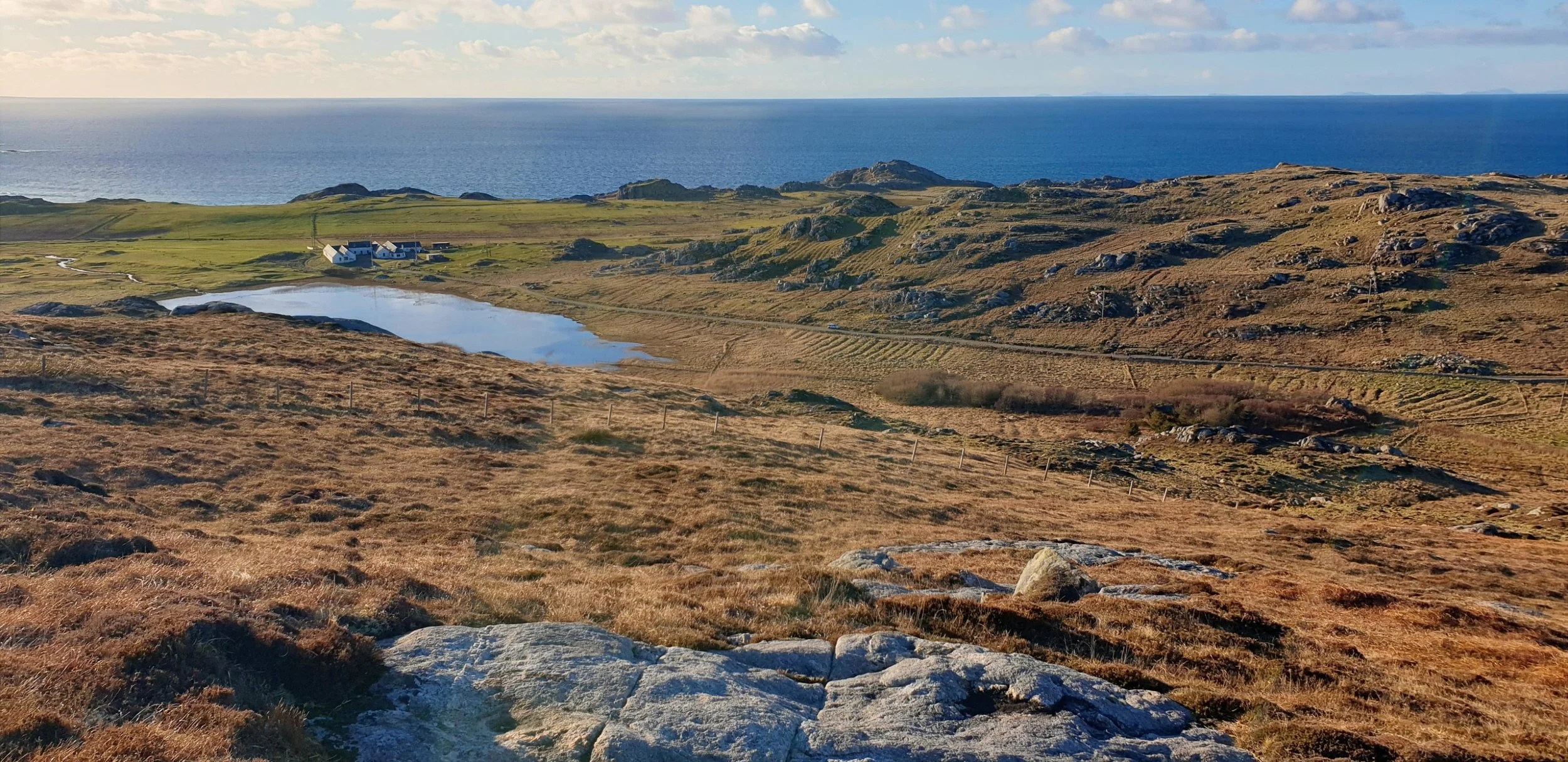Ballyhaugh on a sunny day.