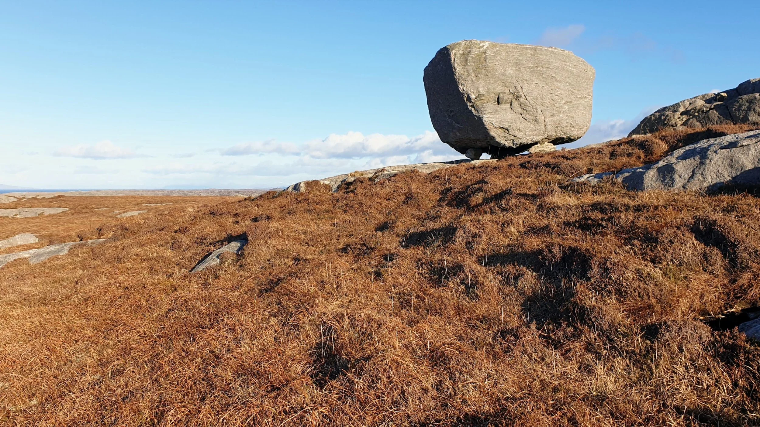 The famous rocking stone of Ben Hogh.