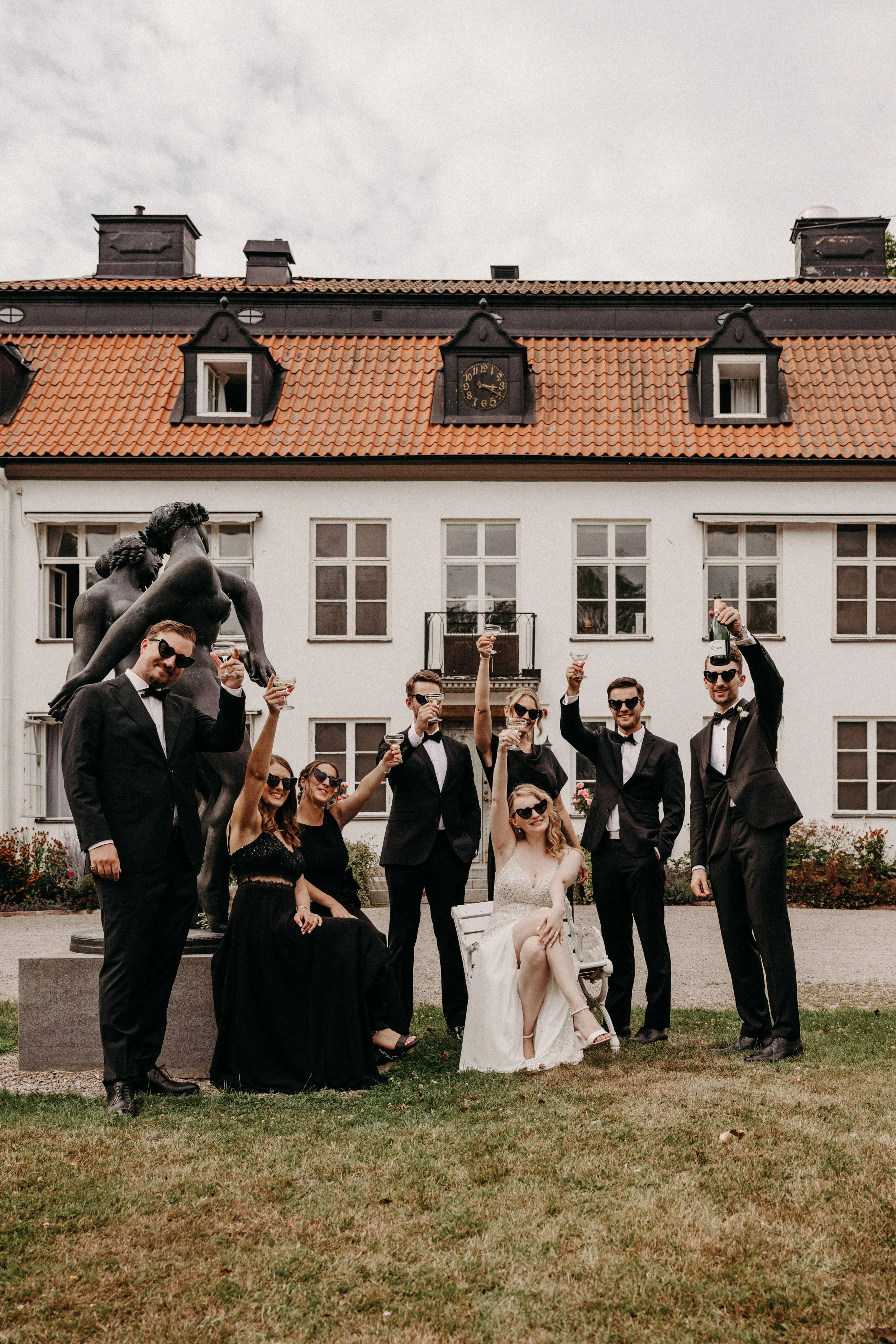 Ett romantiskt sommarbröllop på Skytteholms Herrgård