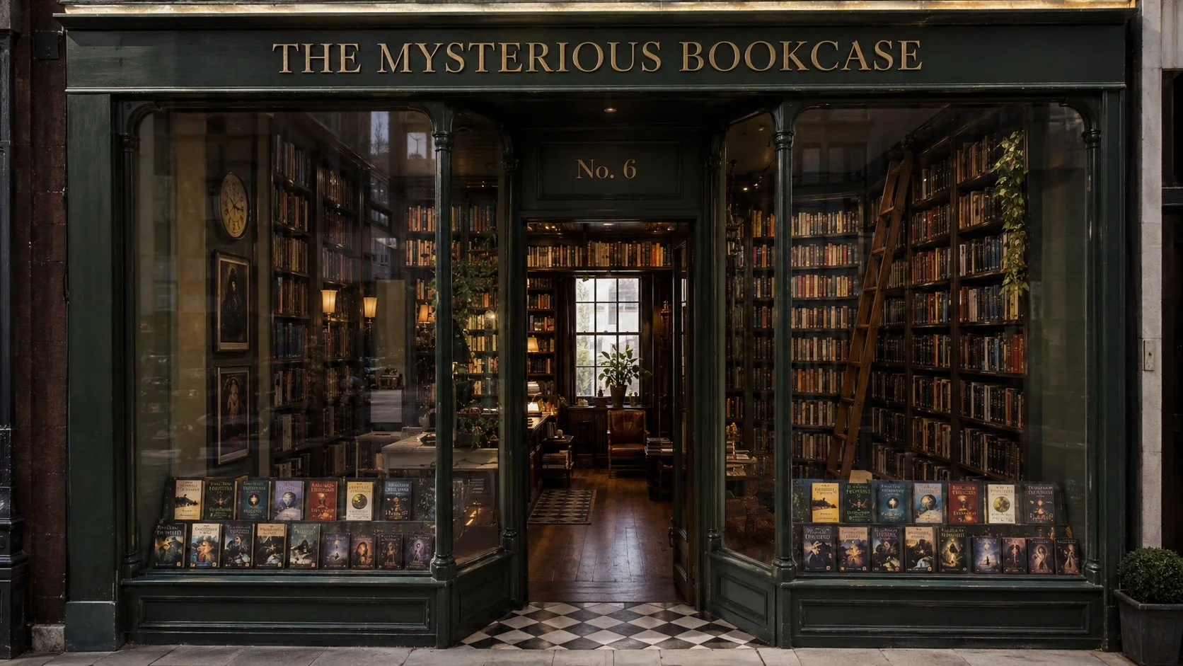 The Mysterious bookcase, westbourne