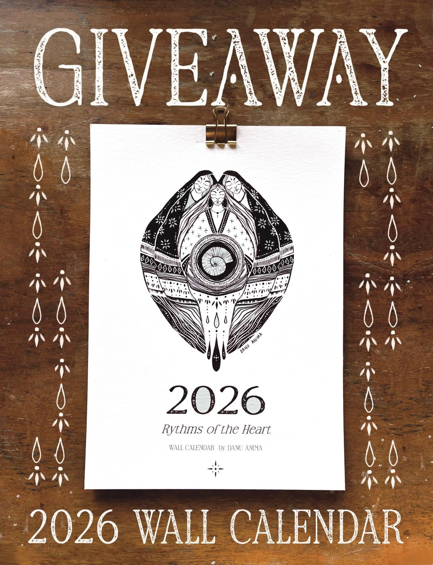 ✨ GIVEAWAY ✨

Winner were announced on December 7

Thank you to all the people who participated! 
There are atill some calendars left waiting for you in my shop www.danu-anima.com