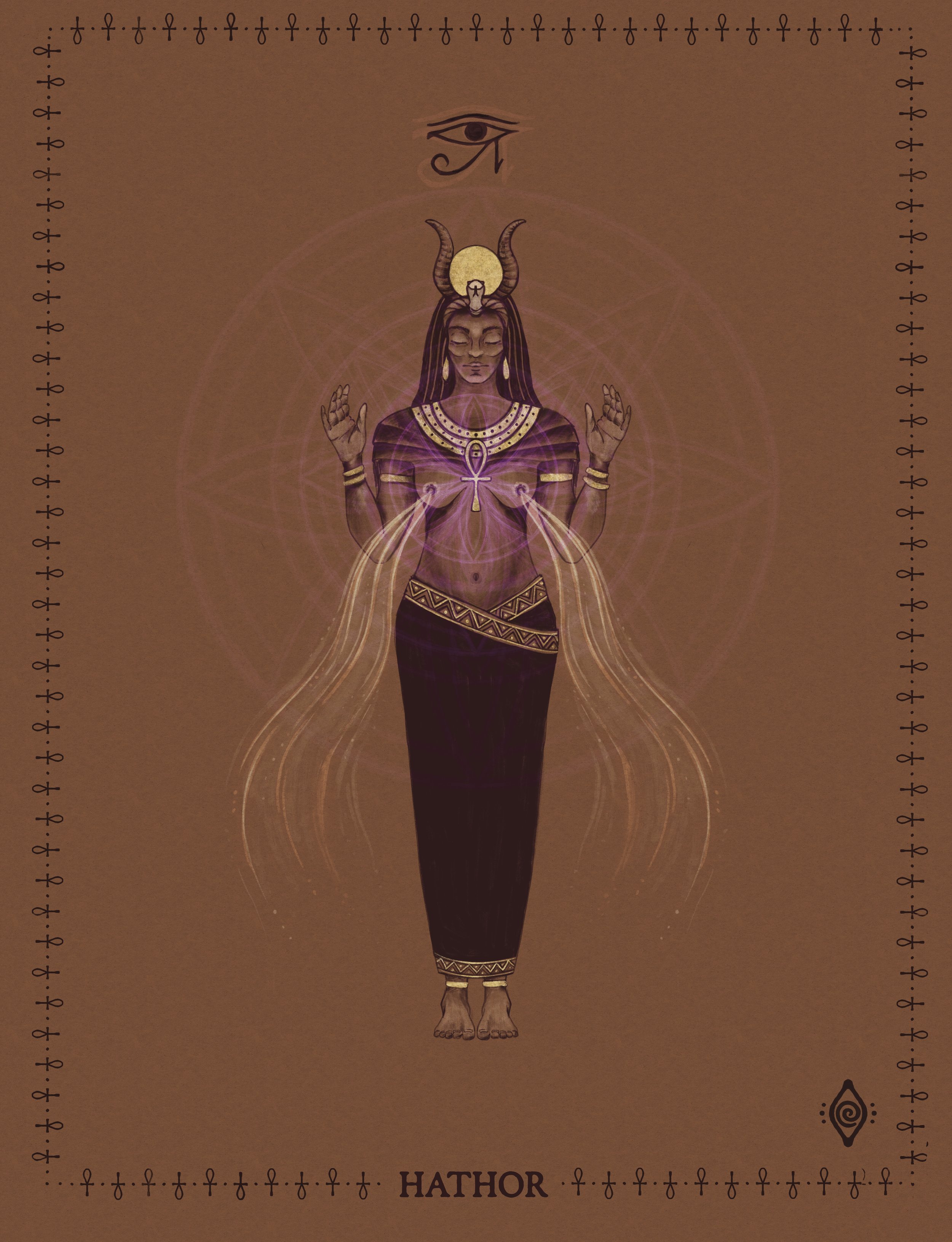 Hathor, Peru, October 2024 │Illustration for "La Voie de la Völva"