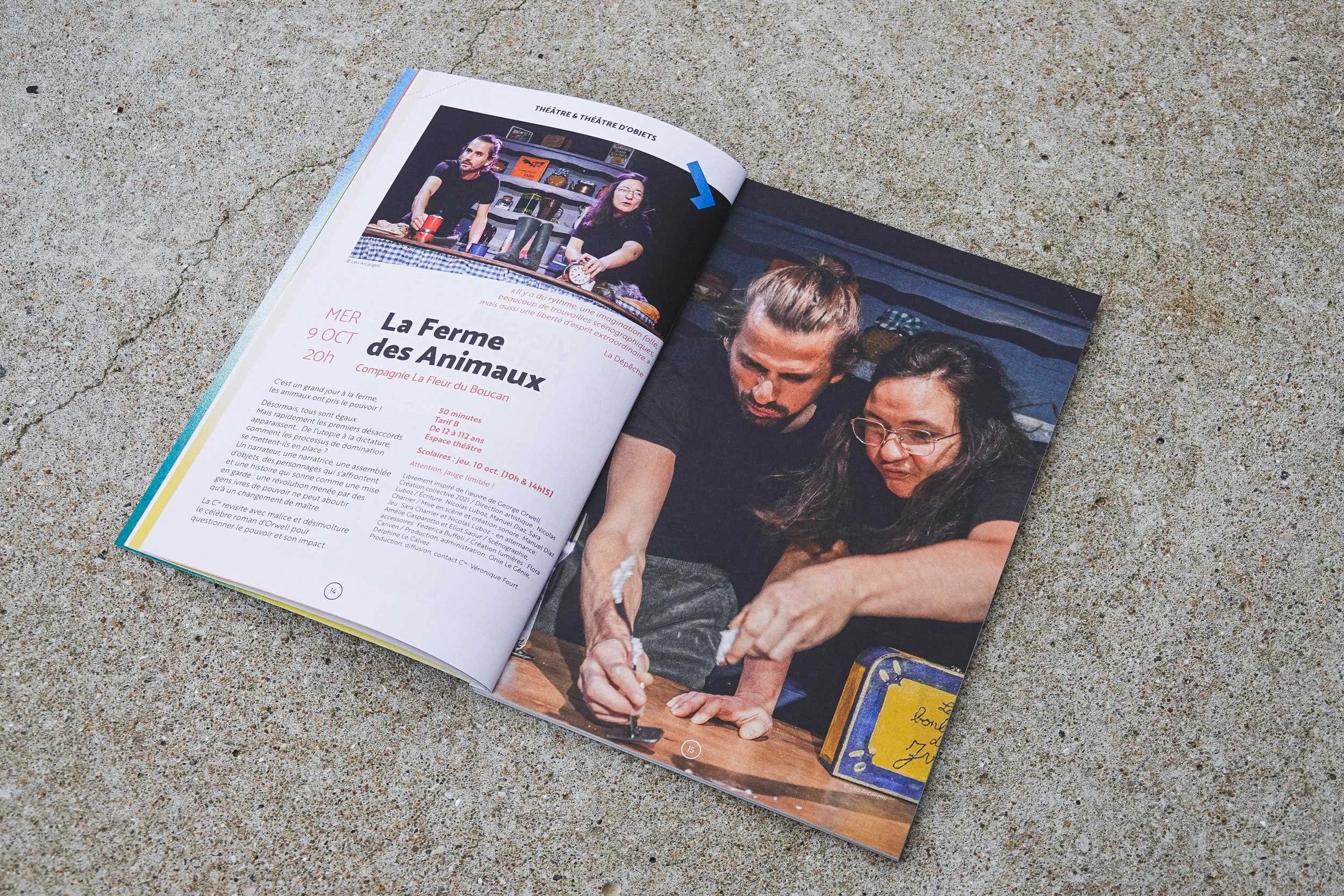 Studio Yama Graphiste Nantes Jardin de Verre Programme Saison Culturelle