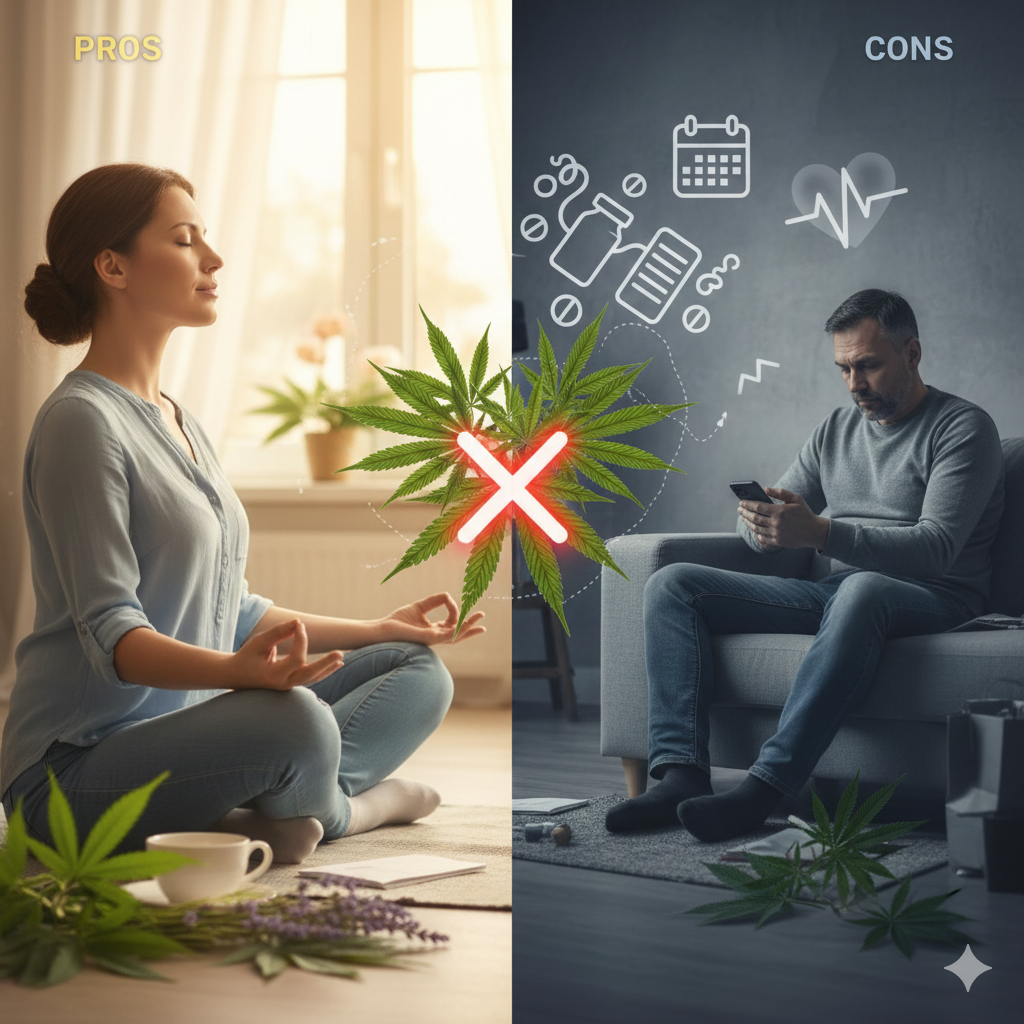 Navigating the Green Frontier: The Pros and Cons of Medical Cannabis for Depression