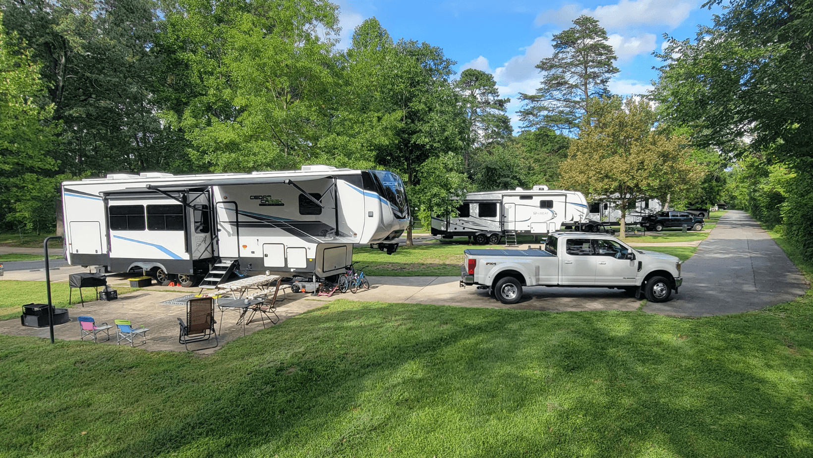 CAMP MEADE RV PARK, MD - 4C's in an RV