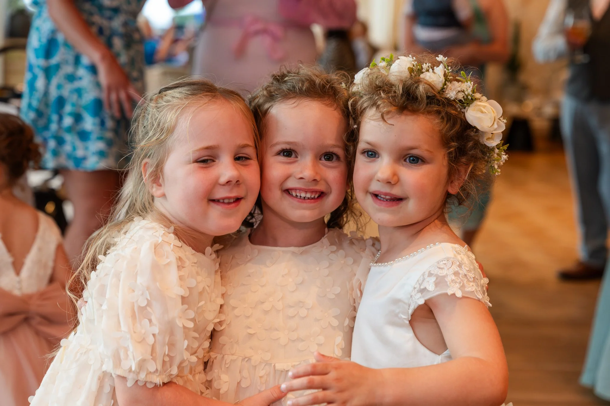 Cute flower girls
