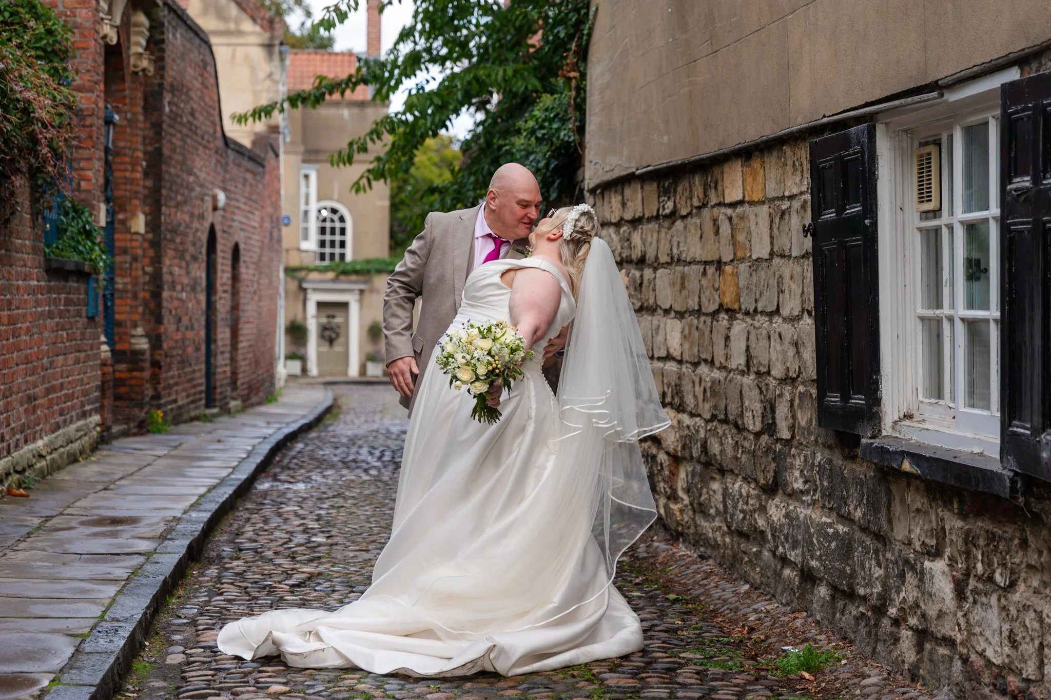 Bride and Groom in York