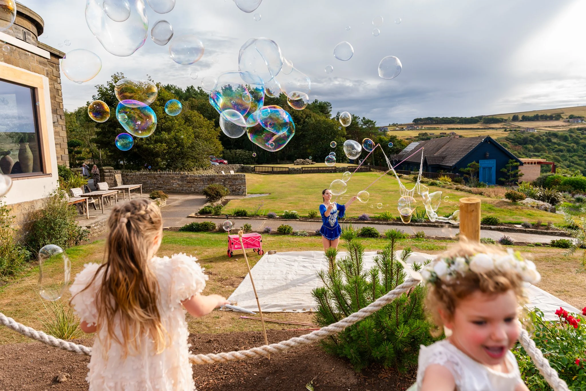 Bubble performer was very well received