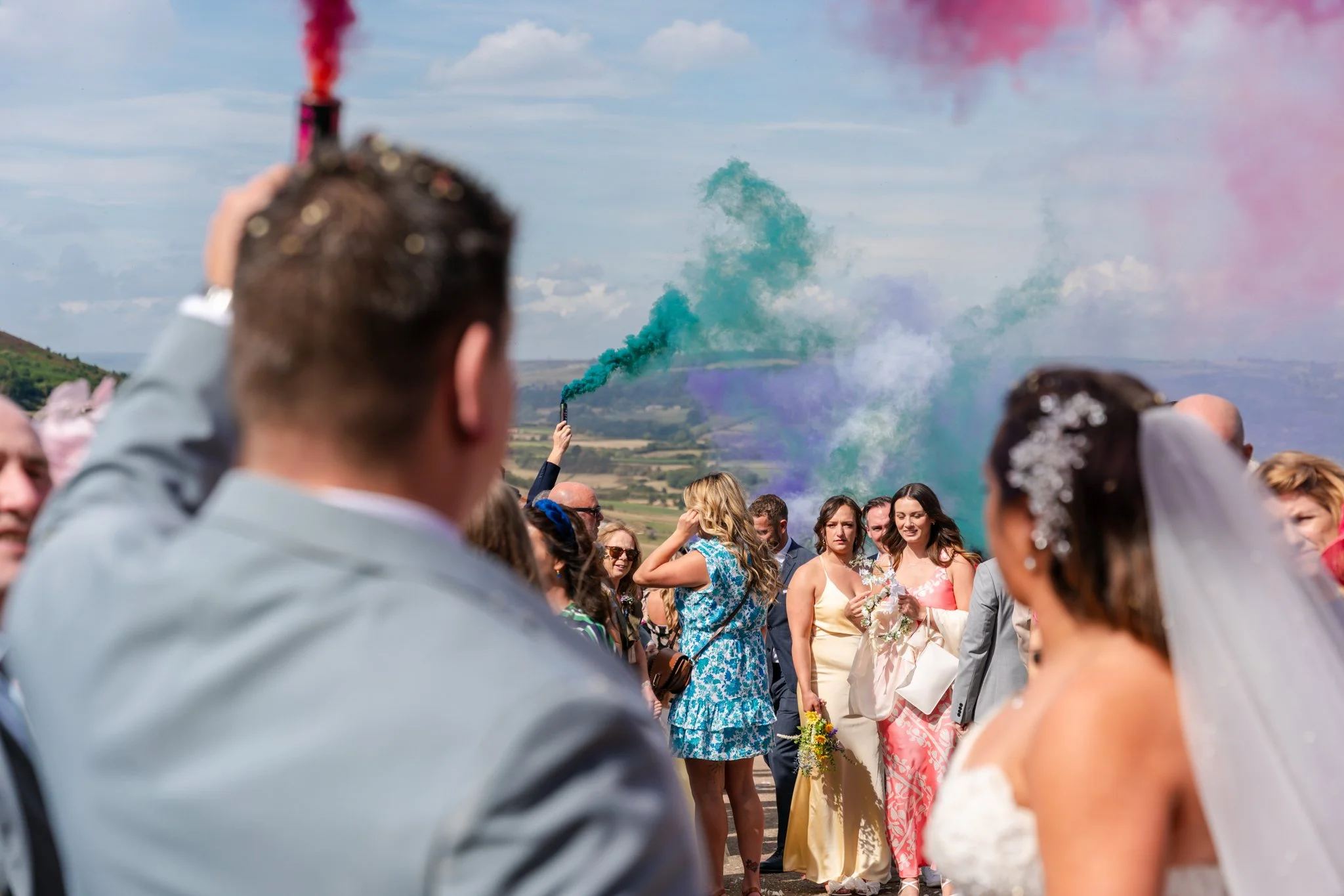 Conquered the smoke and confetti walk