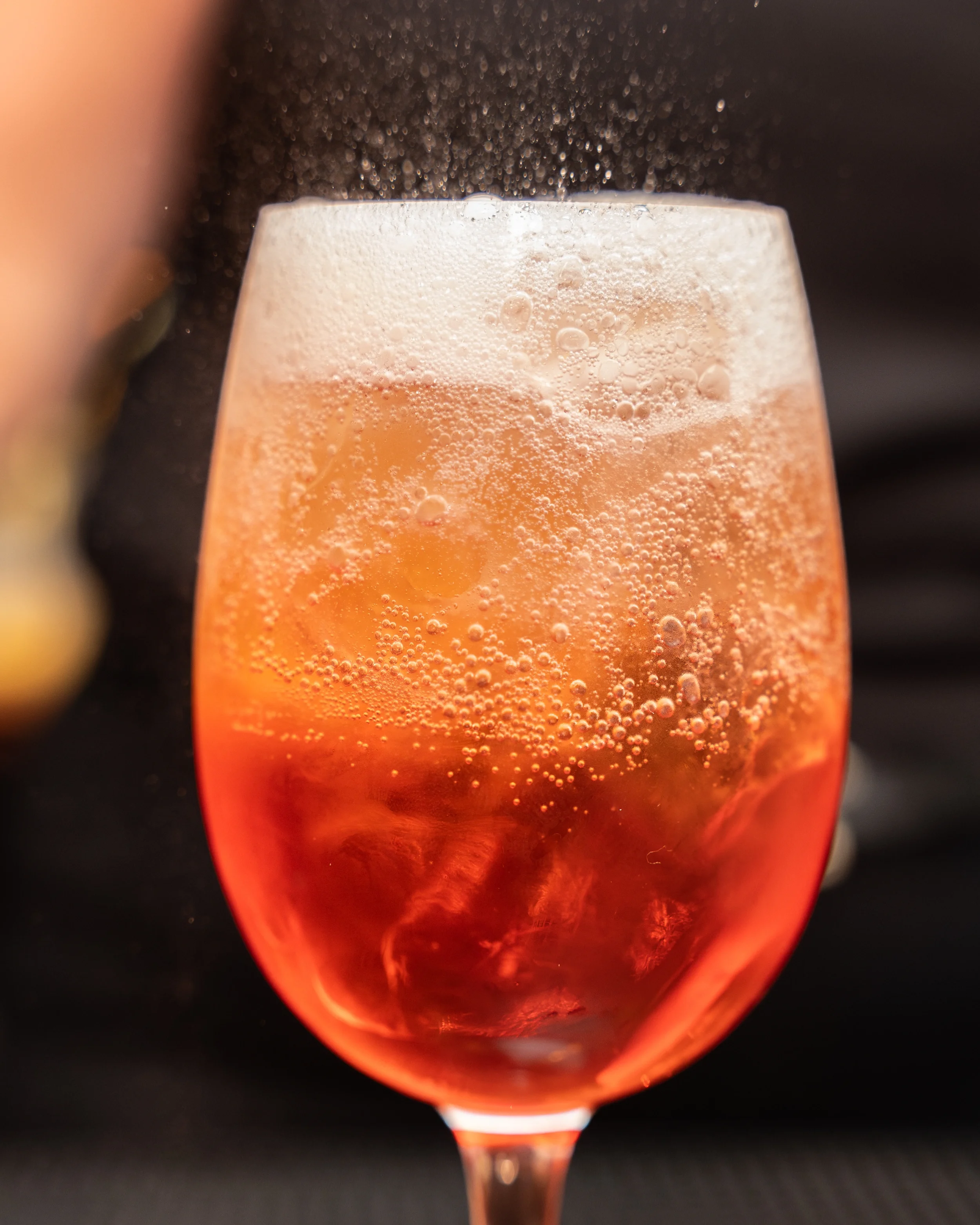 Cocktail fizzing
