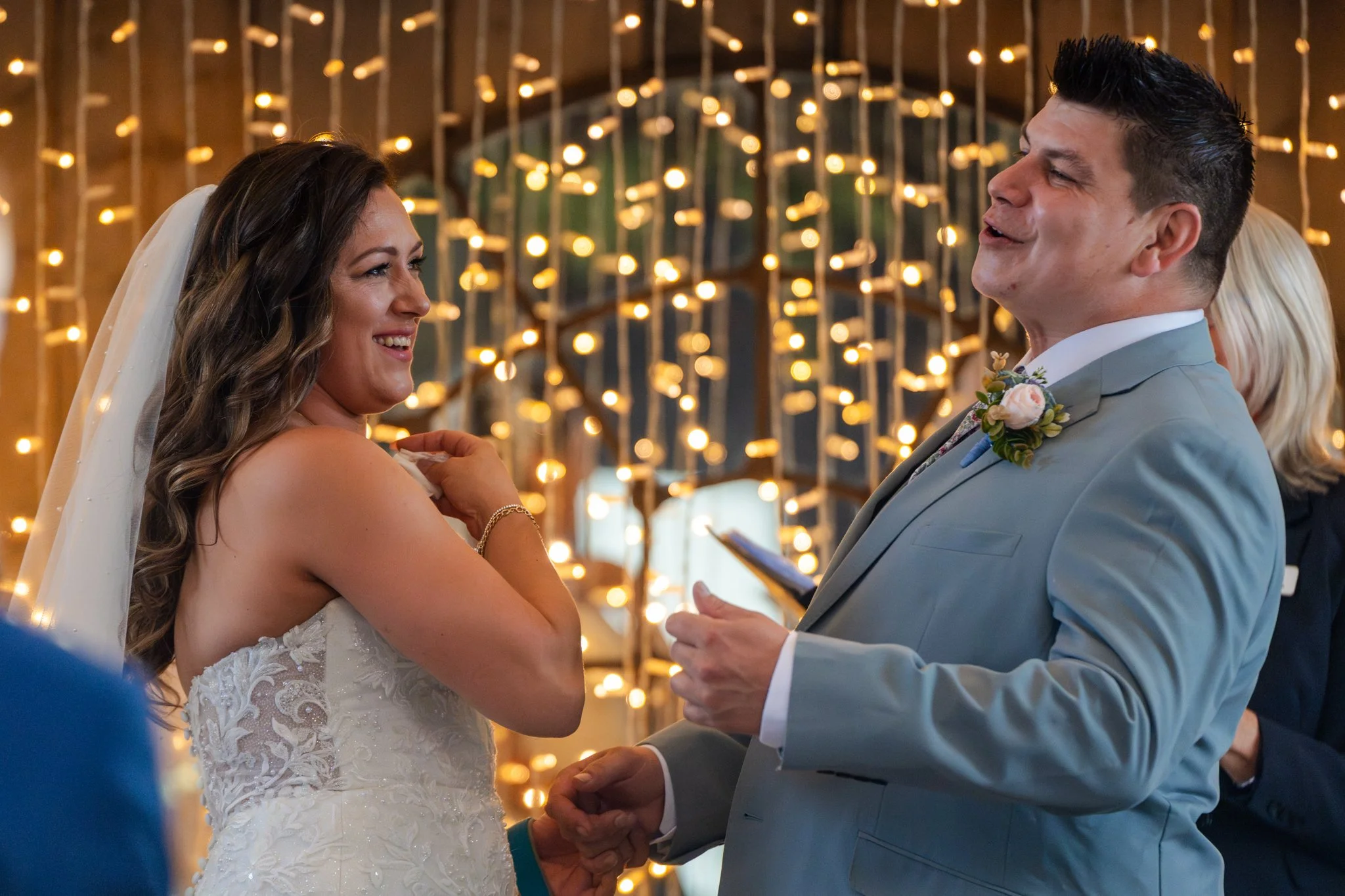 A happy Bride and Groom