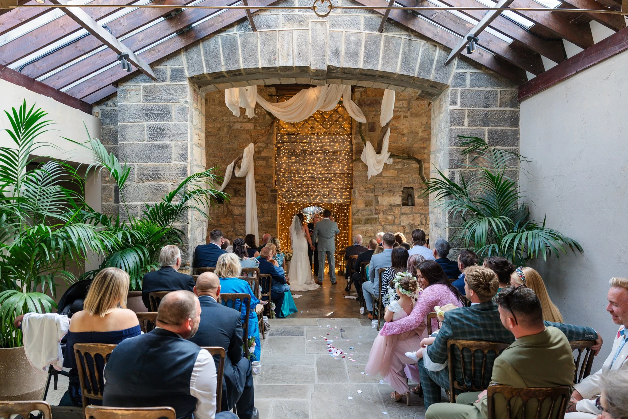 The stunning indoor ceremony space at Grand Villa Heights